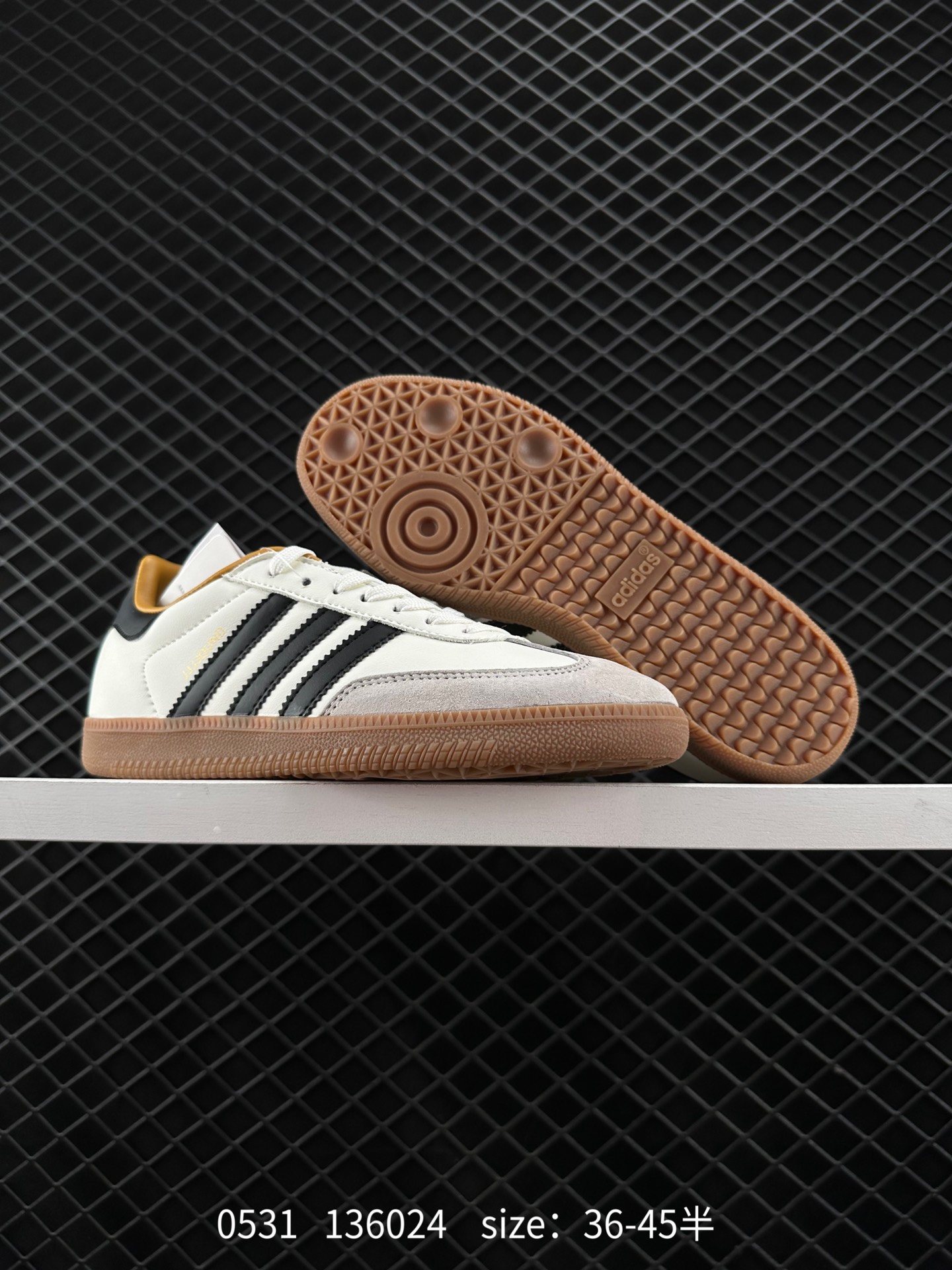 JJJJound x AD Originals Samba Classic”Studded Pack Black“