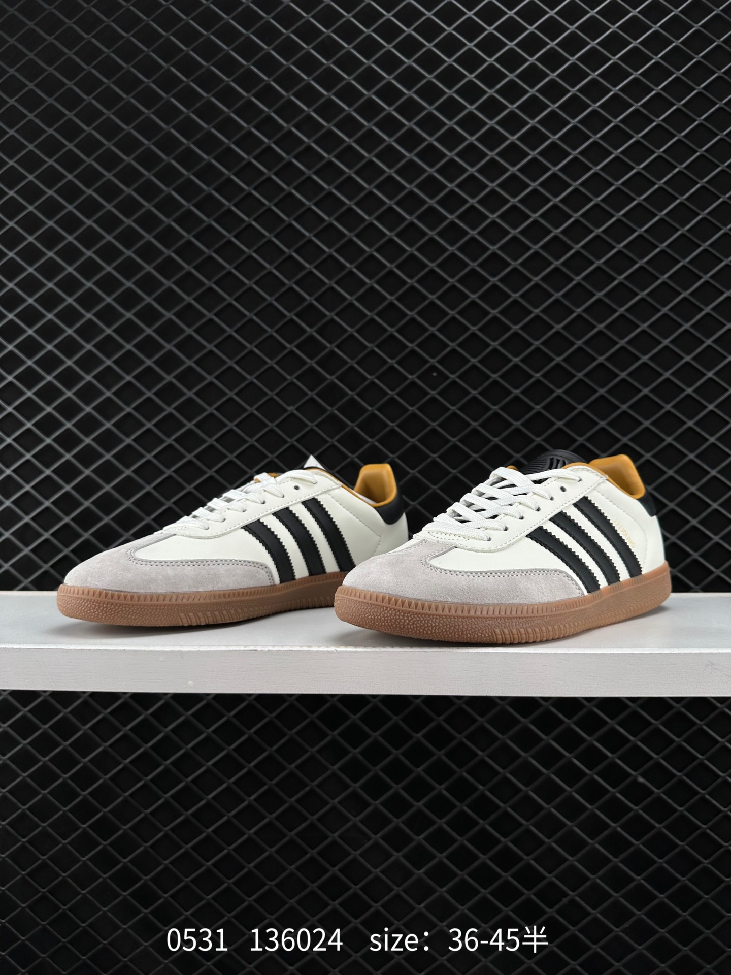 JJJJound x AD Originals Samba Classic”Studded Pack Black“