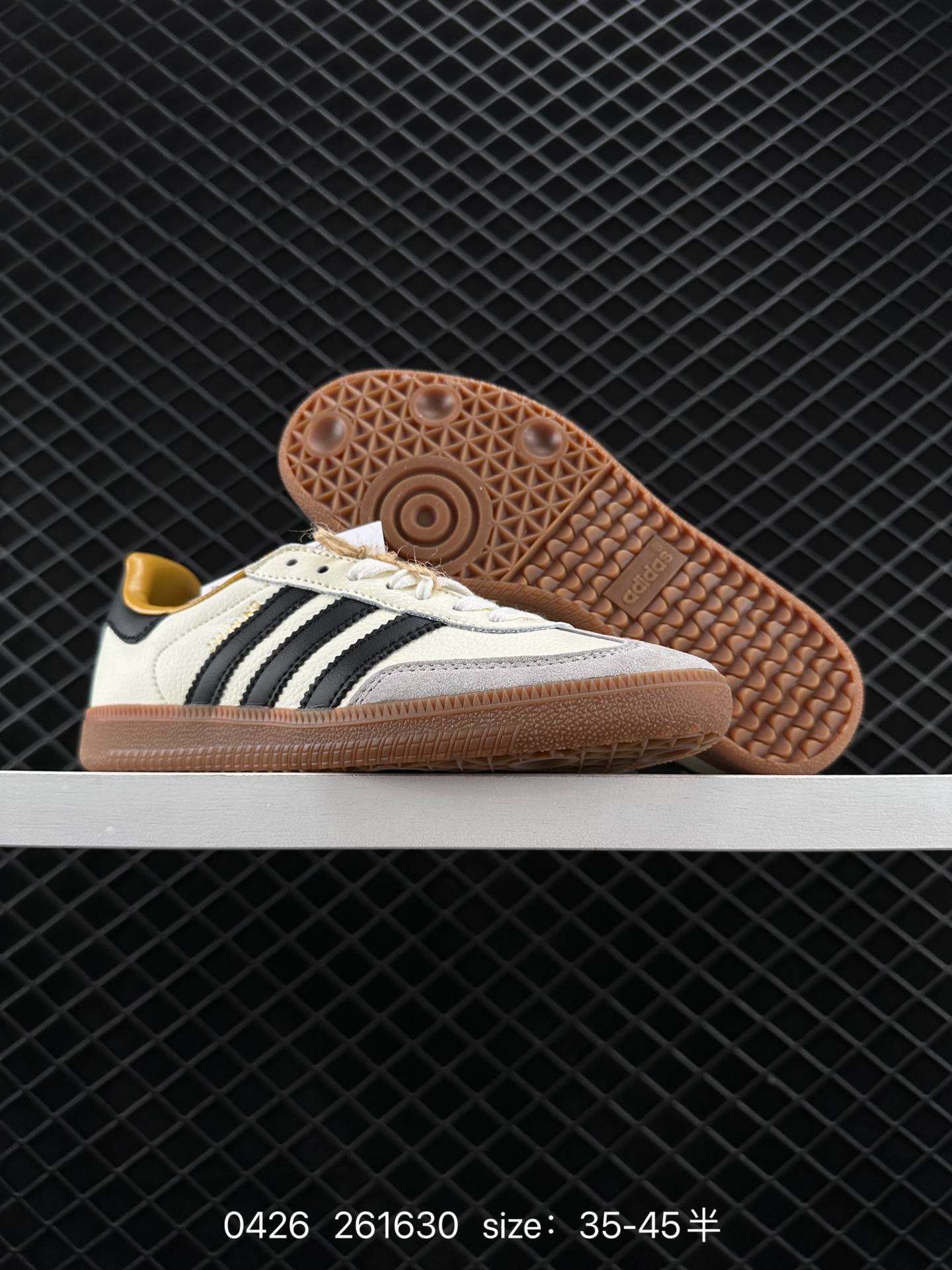 JJJJound x AD Originals Samba Classic”Studded Pack Black“