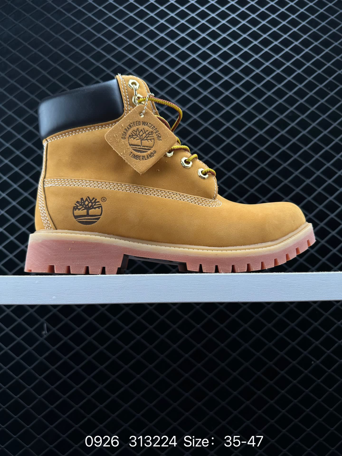 Timberland Wheat Premium 6 Inch  Leather Boots