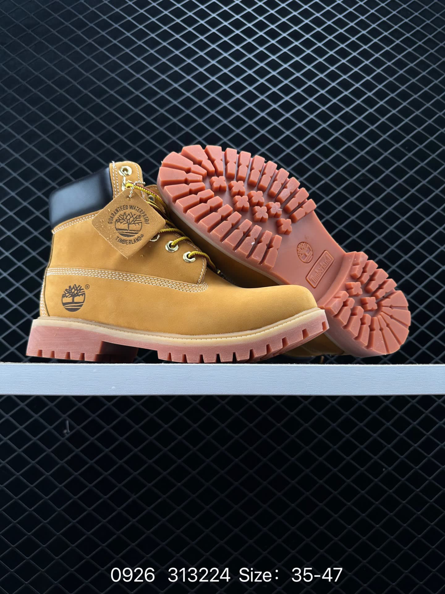 Timberland Wheat Premium 6 Inch  Leather Boots