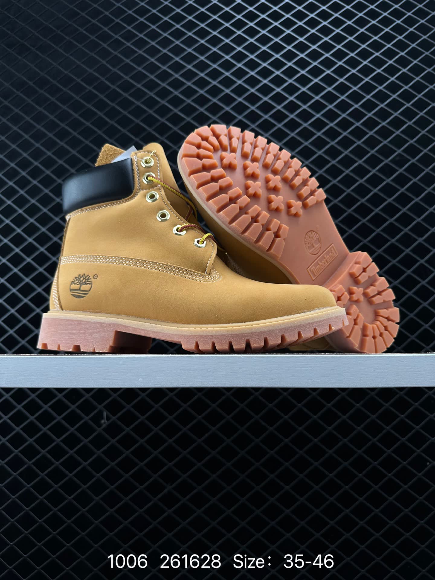 Timberland Wheat Premium 6 Inch  Leather Boots