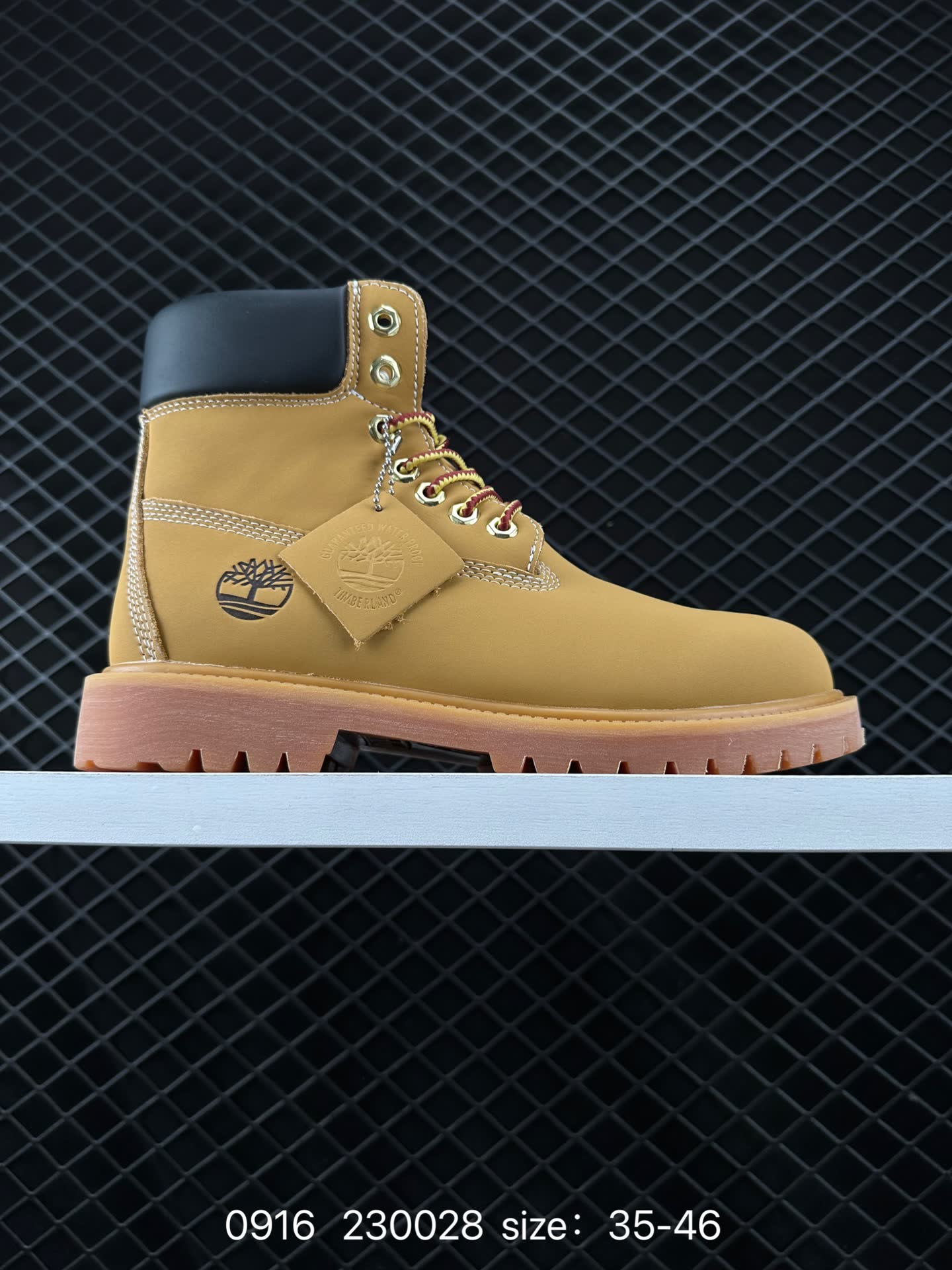 Timberland Wheat Premium 6 Inch  Leather Boots