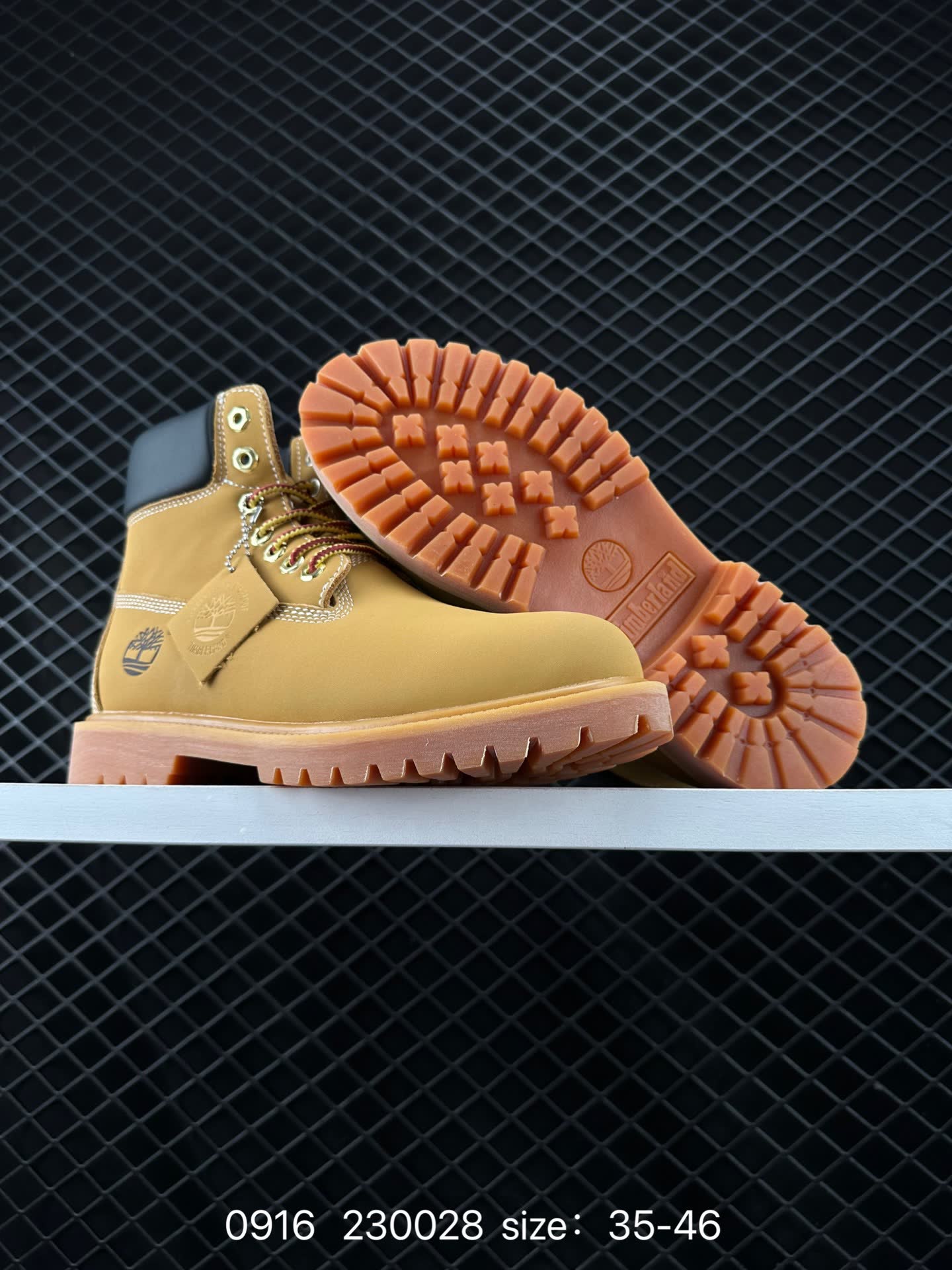 Timberland Wheat Premium 6 Inch  Leather Boots