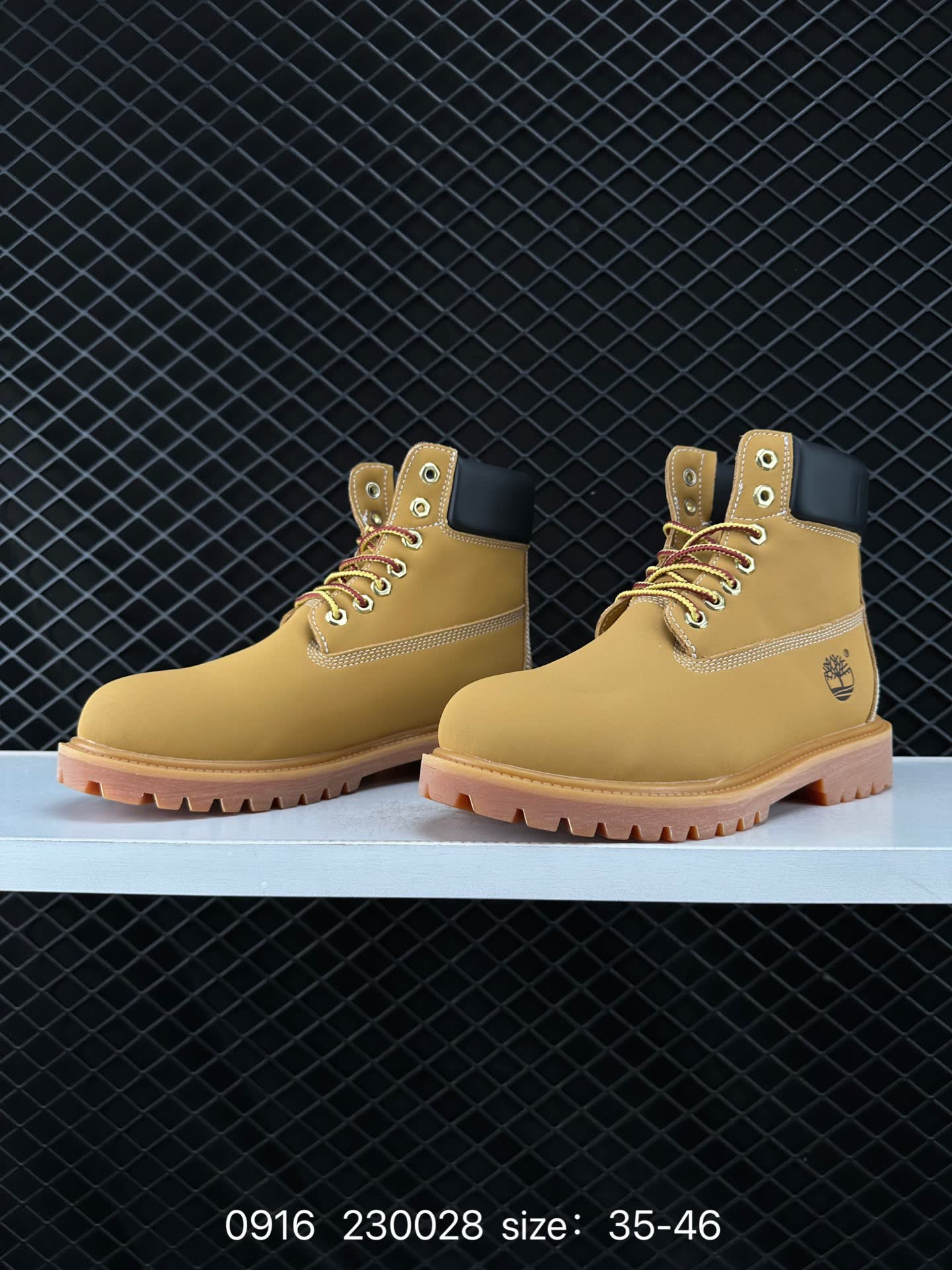 Timberland Wheat Premium 6 Inch  Leather Boots
