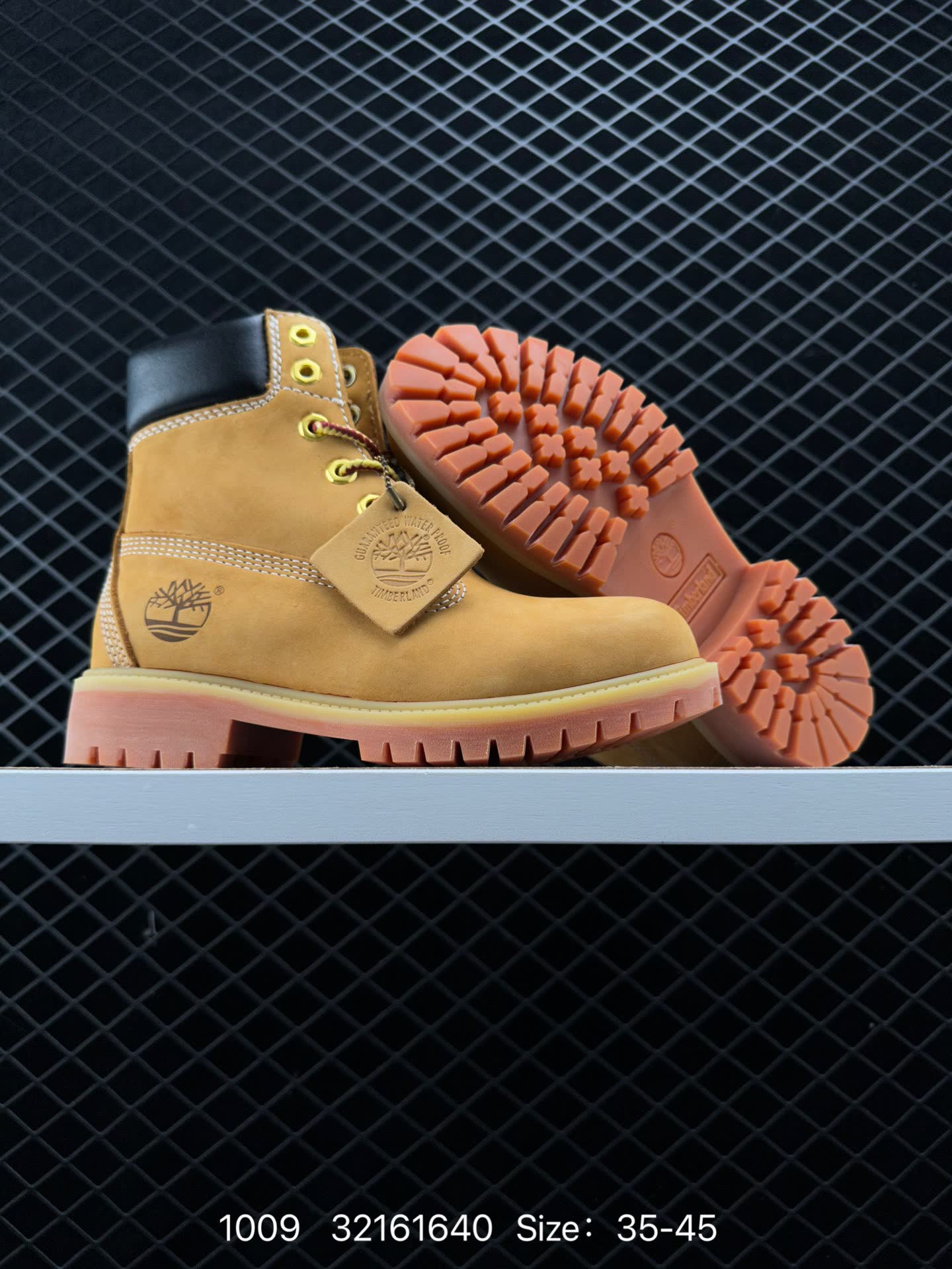 Timberland Wheat Premium 6 Inch  Leather Boots