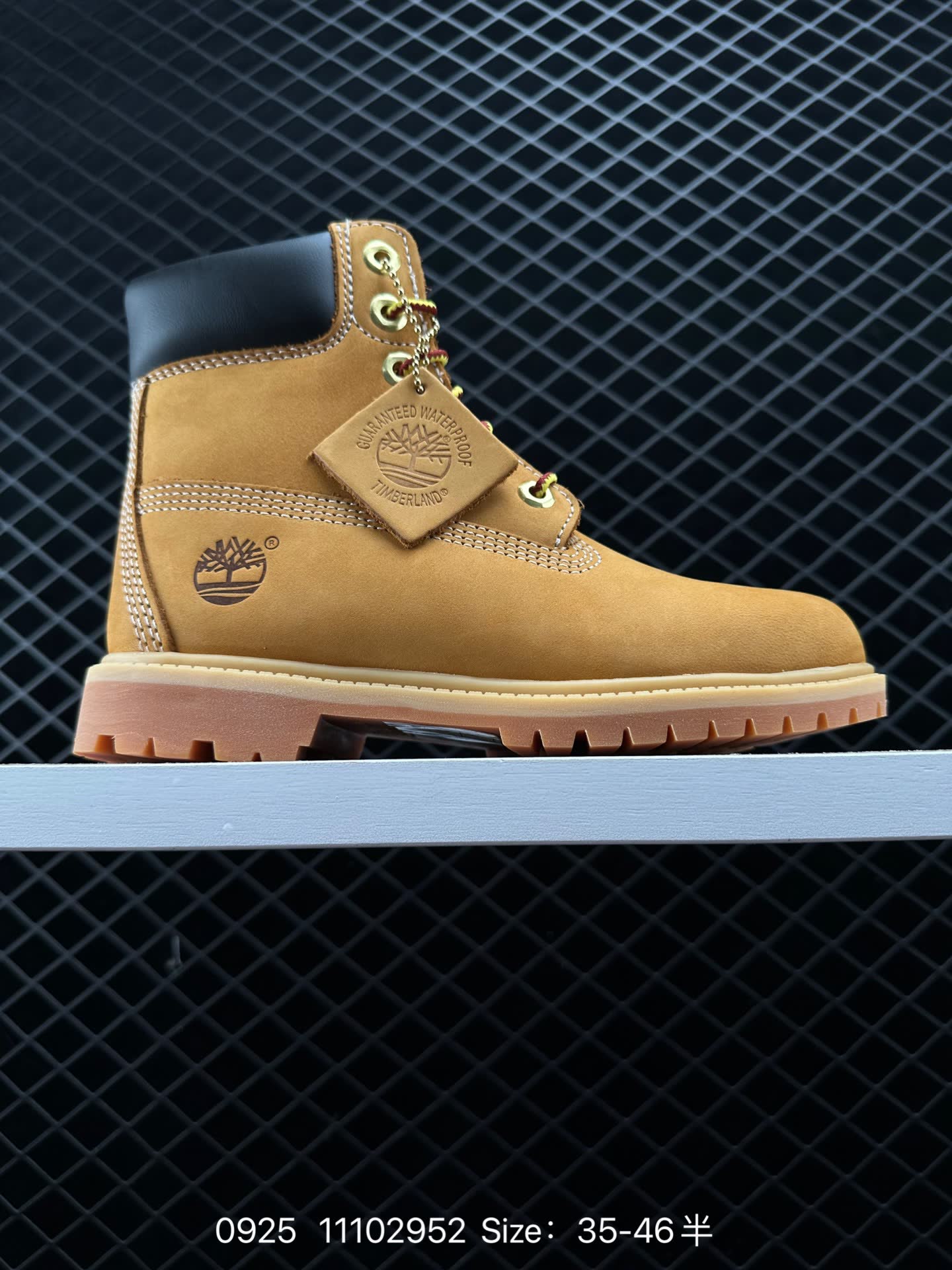 Timberland Wheat Premium 6 Inch  Leather Boots
