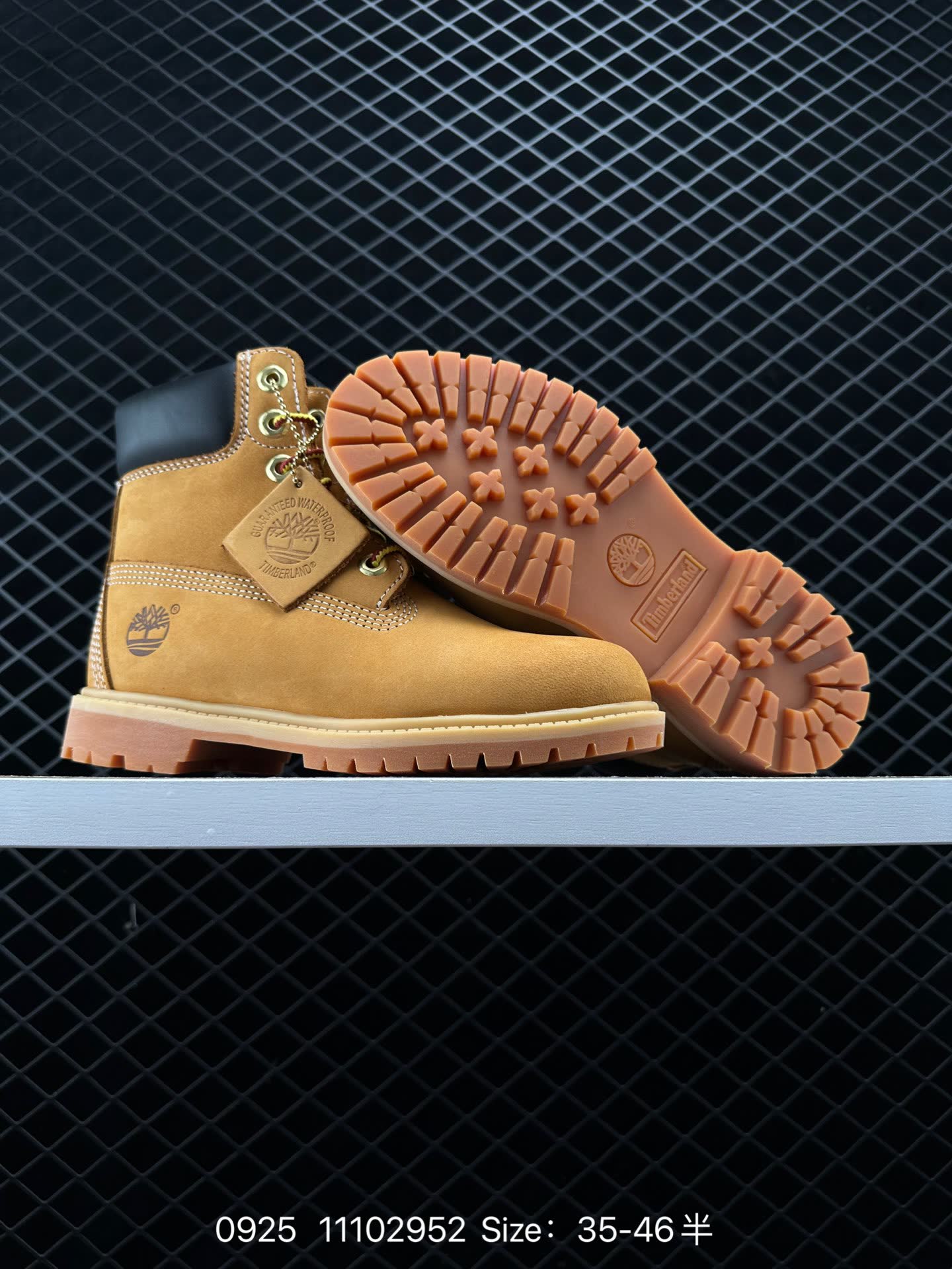 Timberland Wheat Premium 6 Inch  Leather Boots