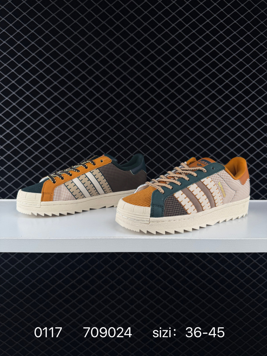 CLOT x adidas originals SUPERSTAR PATCHWORK