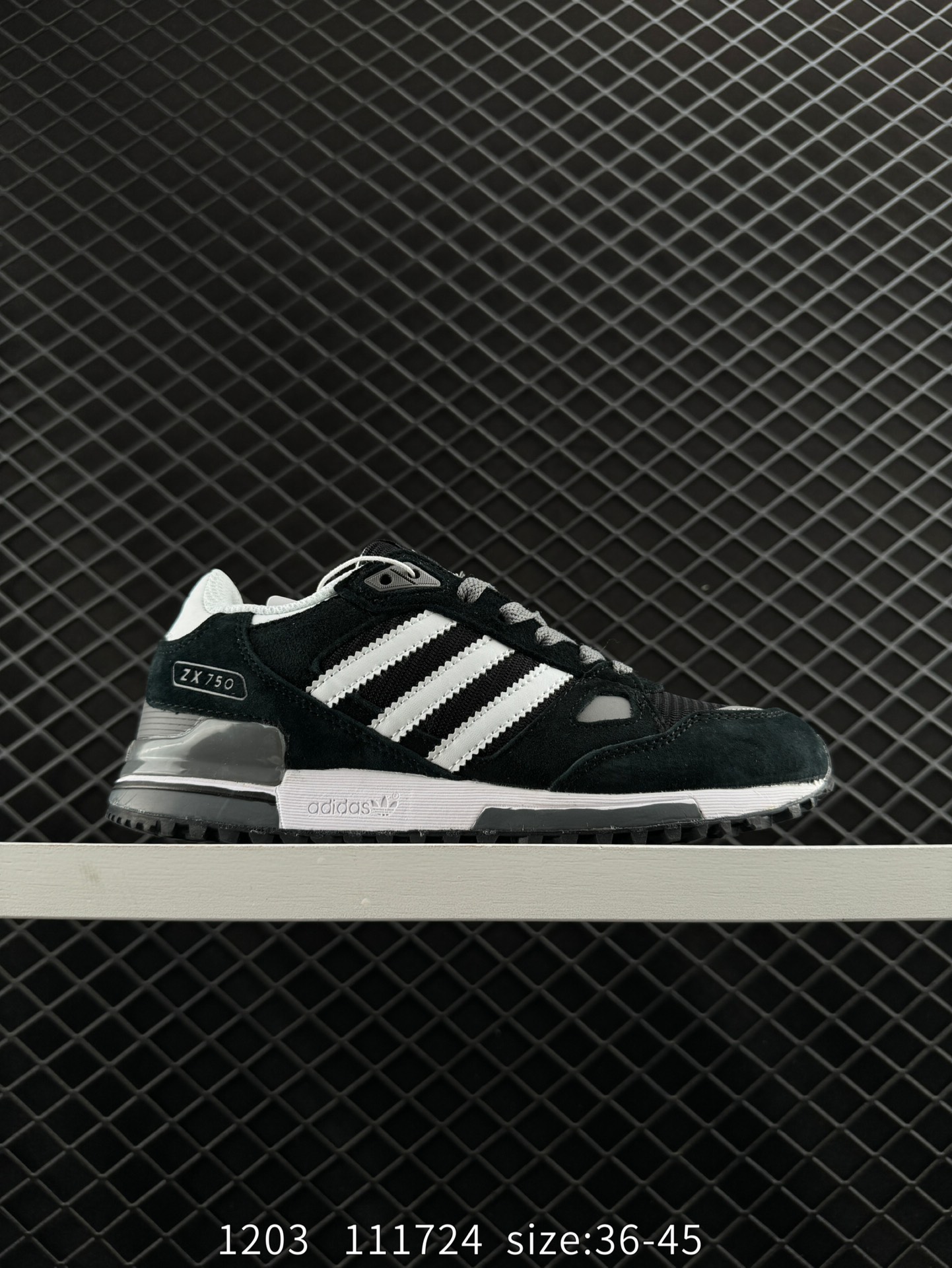 Adidas Originals ZX750 HD”White/Black/Sliver“ Adidas Originals ZX750 HD”White/Black/Sliver“