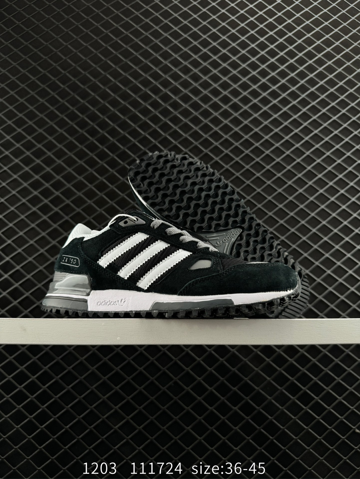 Adidas  Originals ZX750 HD”White/Black/Sliver“