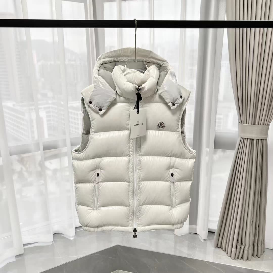 Moncler Bormes Hooded Down Vest Moncler Bormes Hooded Down Vest