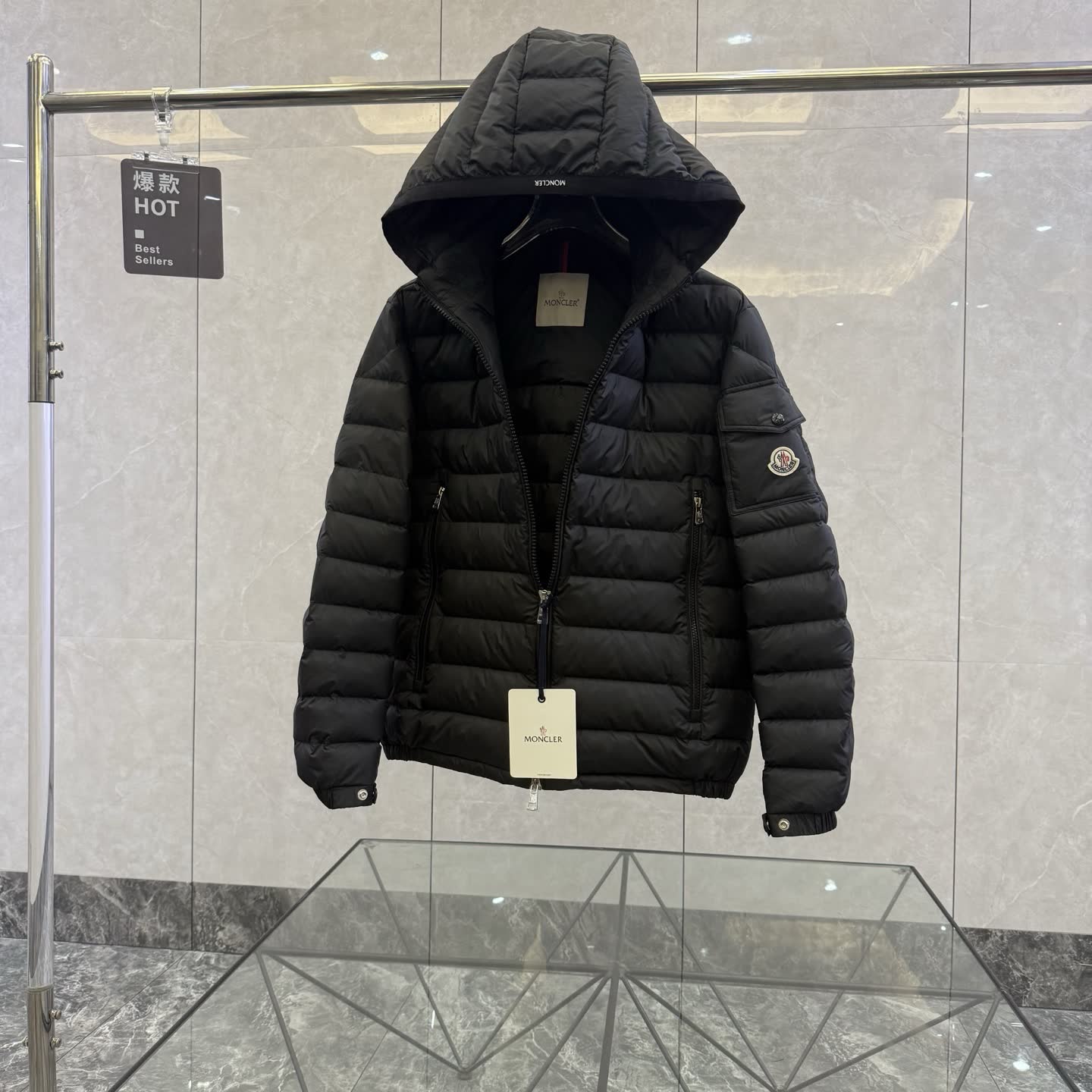 Moncler Hooded Down Jacket