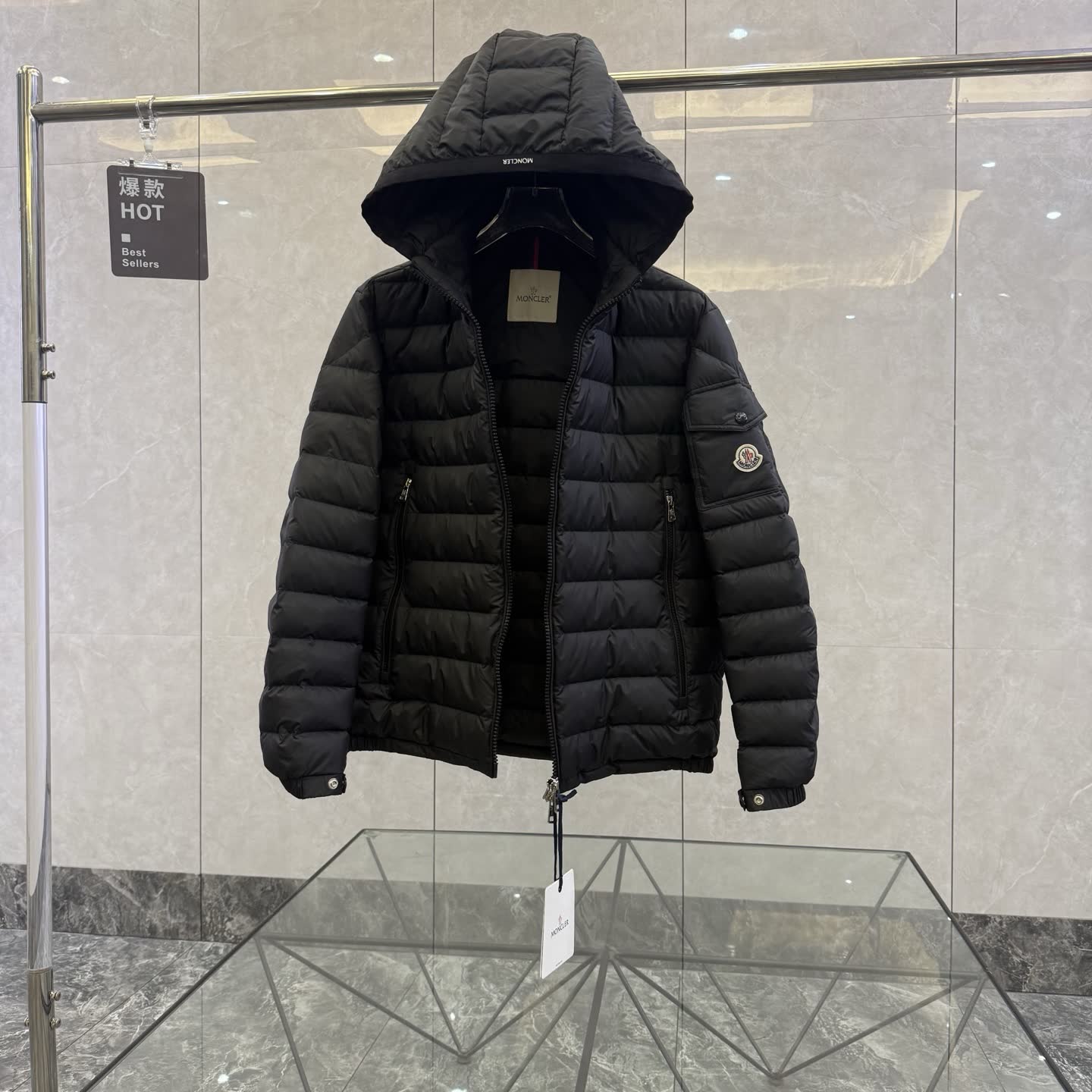 Moncler Hooded Down Jacket