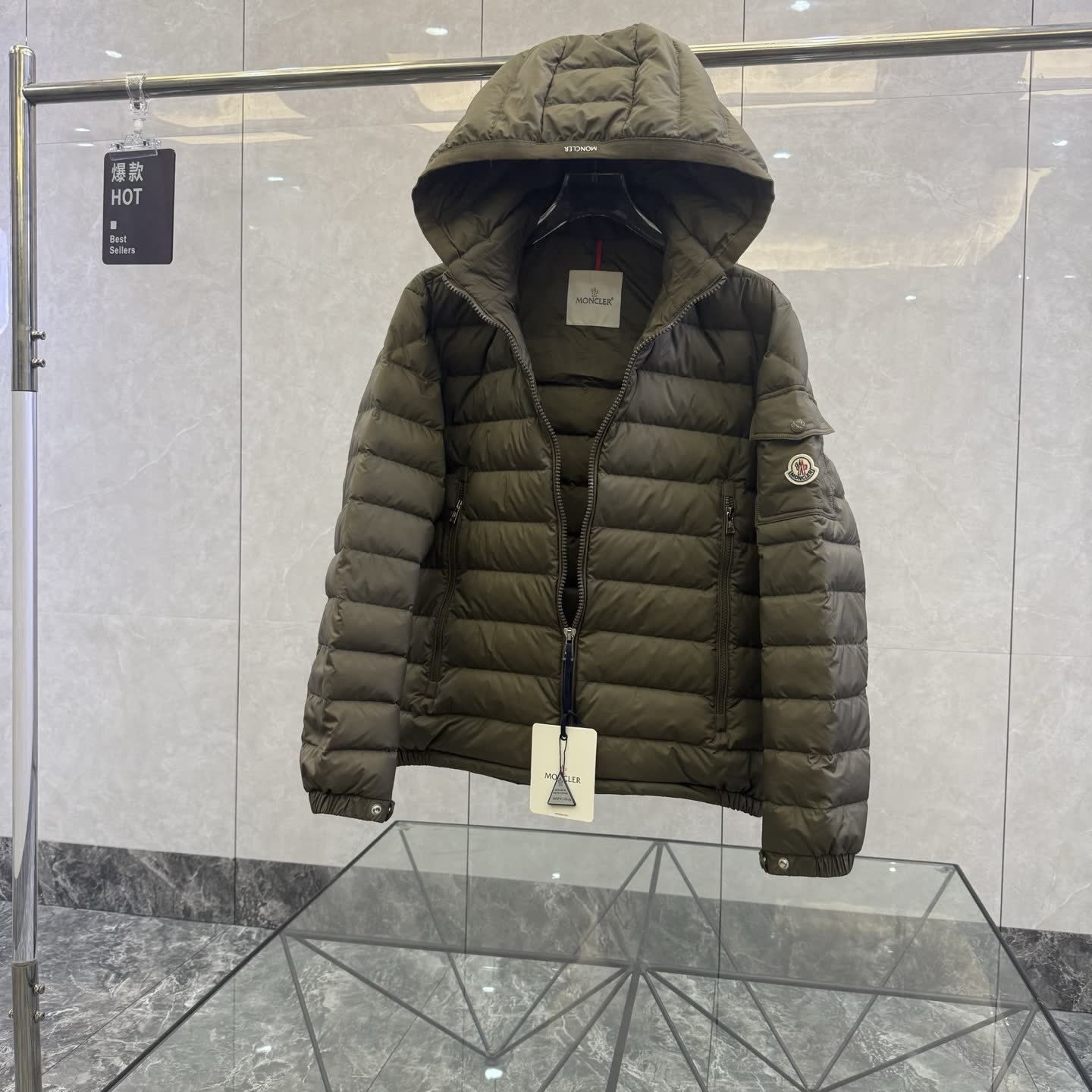 Moncler Hooded Down Jacket