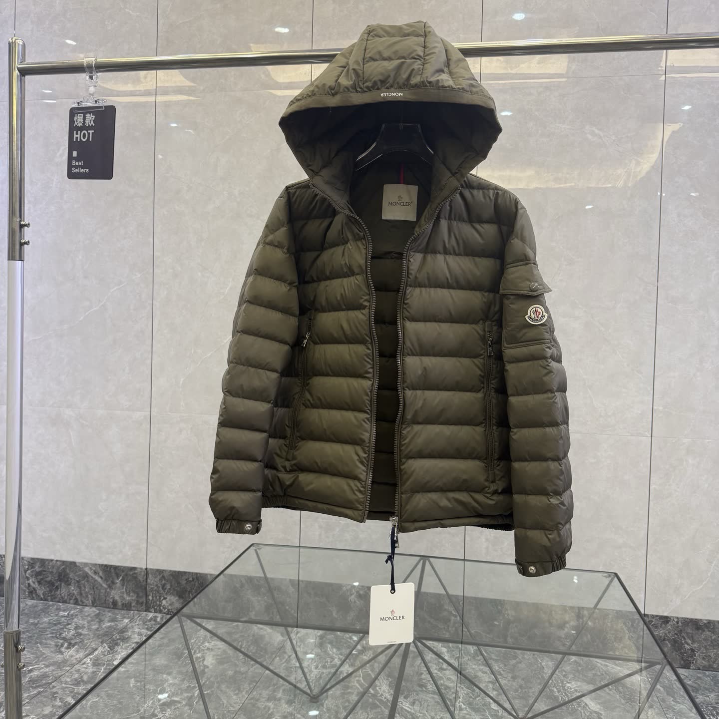 Moncler Hooded Down Jacket