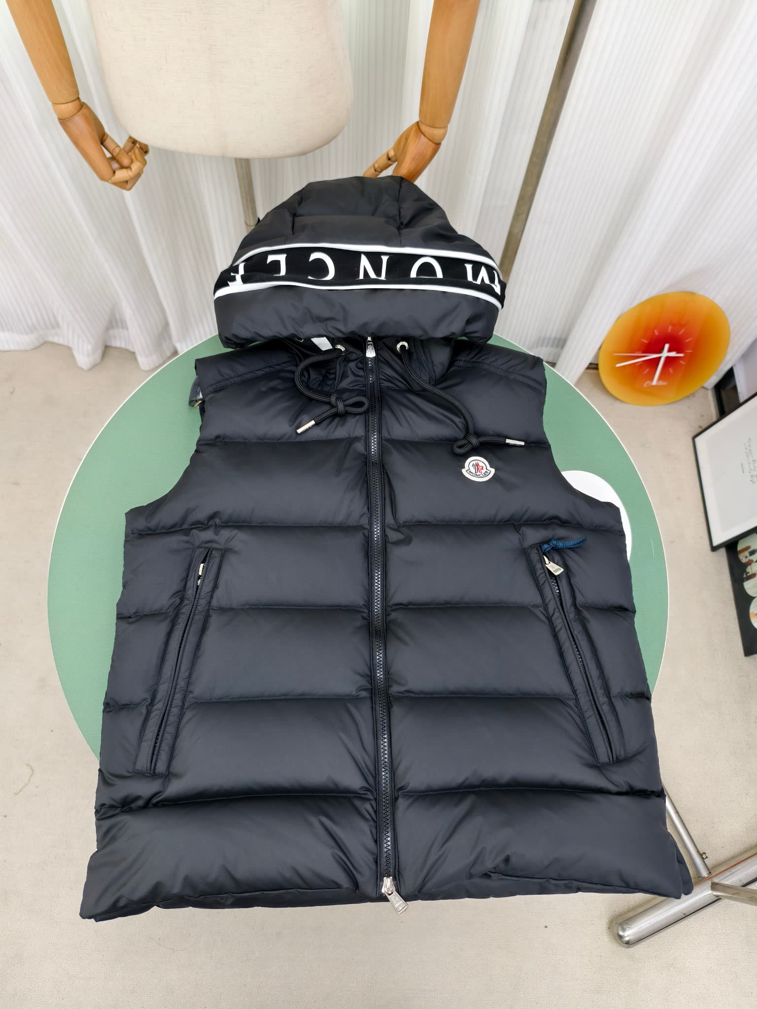Moncler Hooded Down Vest Moncler Hooded Down Vest