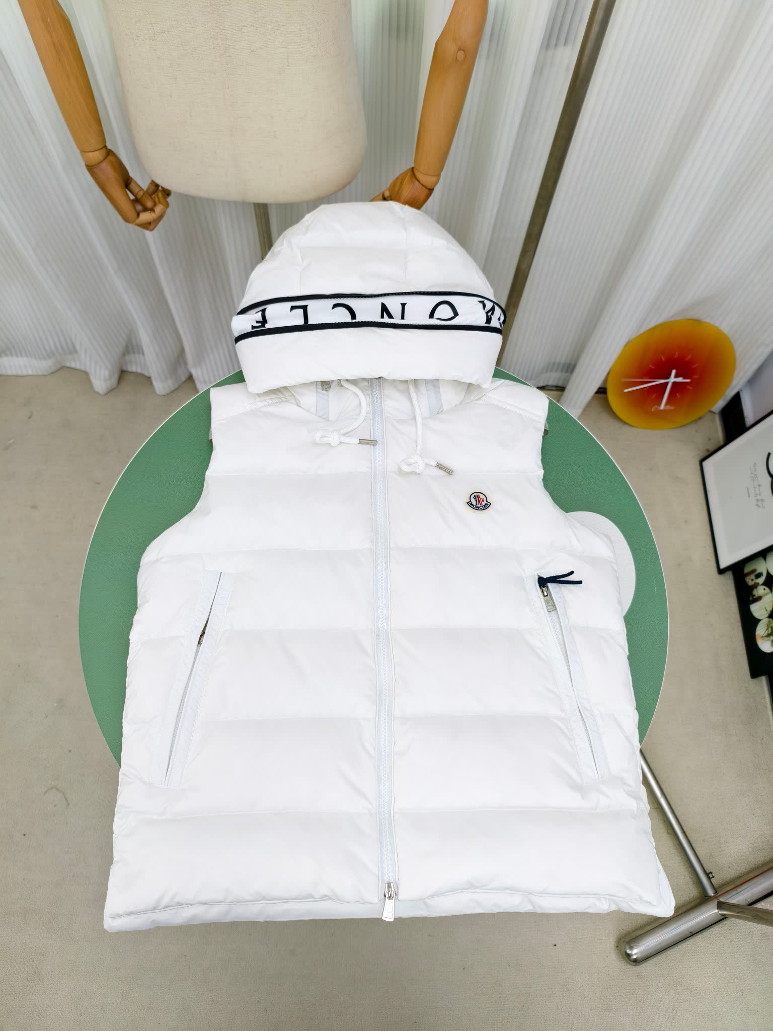 Moncler Hooded Down Vest Moncler Hooded Down Vest