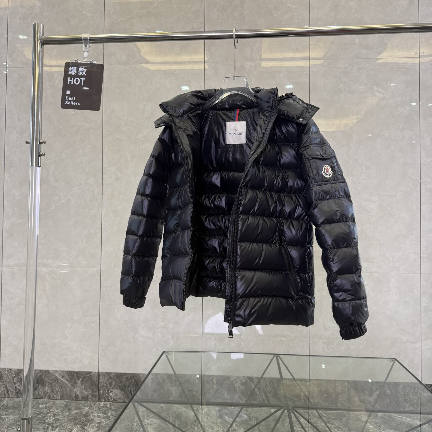 Moncler Bady Hooded Down Jacket Moncler Bady Hooded Down Jacket