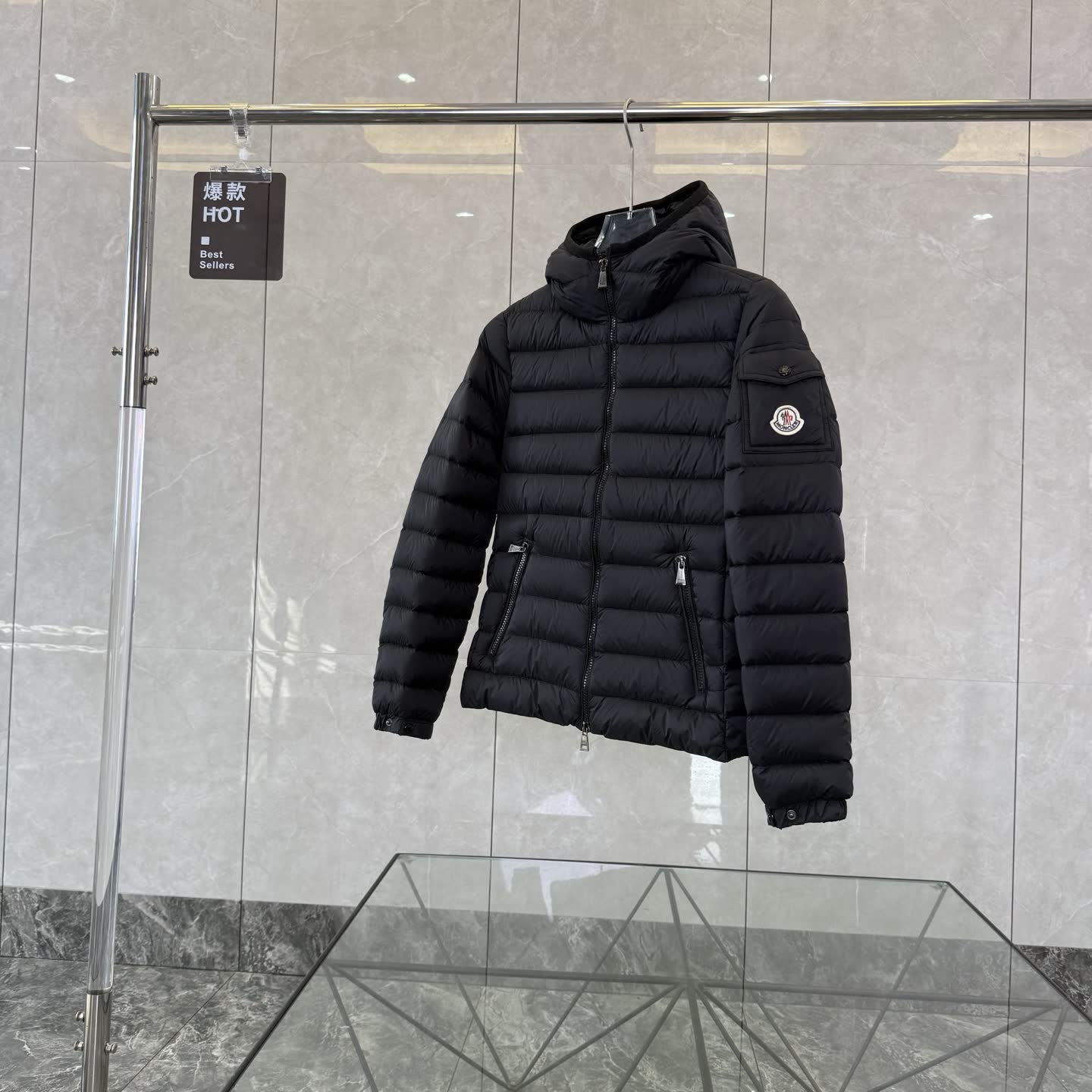 Moncler Bady Hooded Down Jacket
