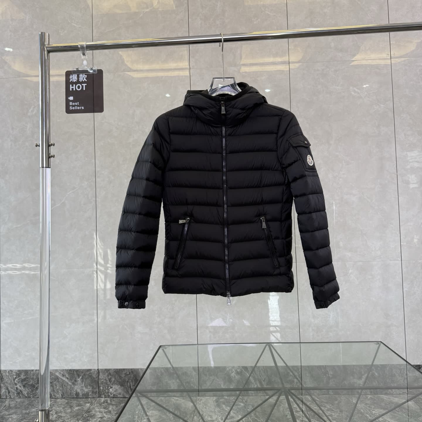 Moncler Bady Hooded Down Jacket