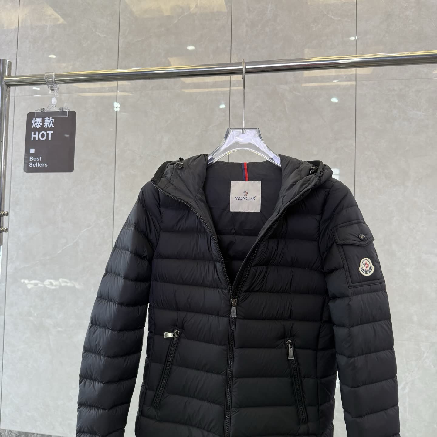 Moncler Bady Hooded Down Jacket