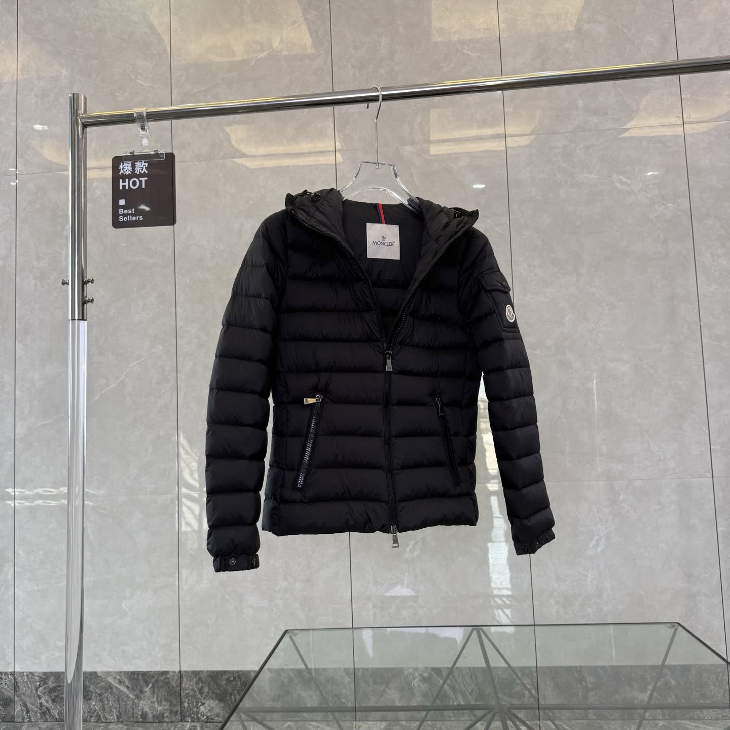 Moncler Bady Hooded Down Jacket
