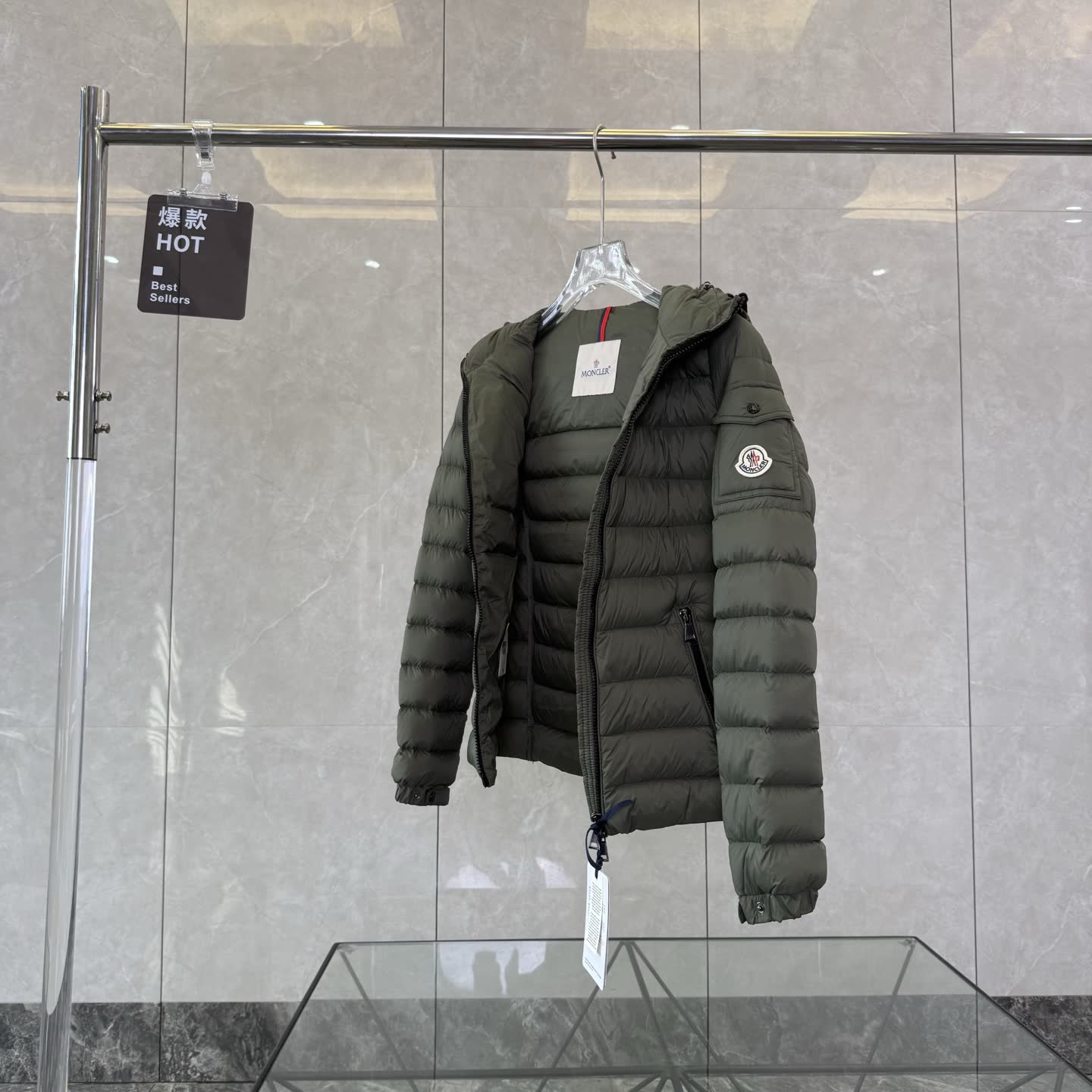 Moncler Bady Hooded Down Jacket