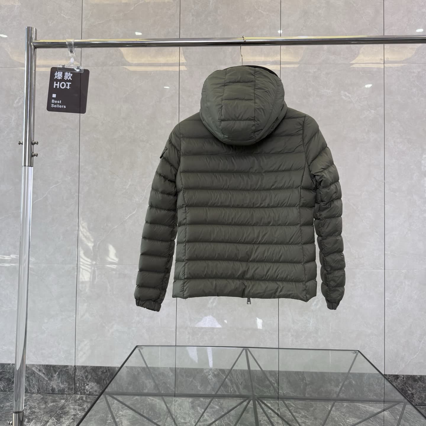 Moncler Bady Hooded Down Jacket