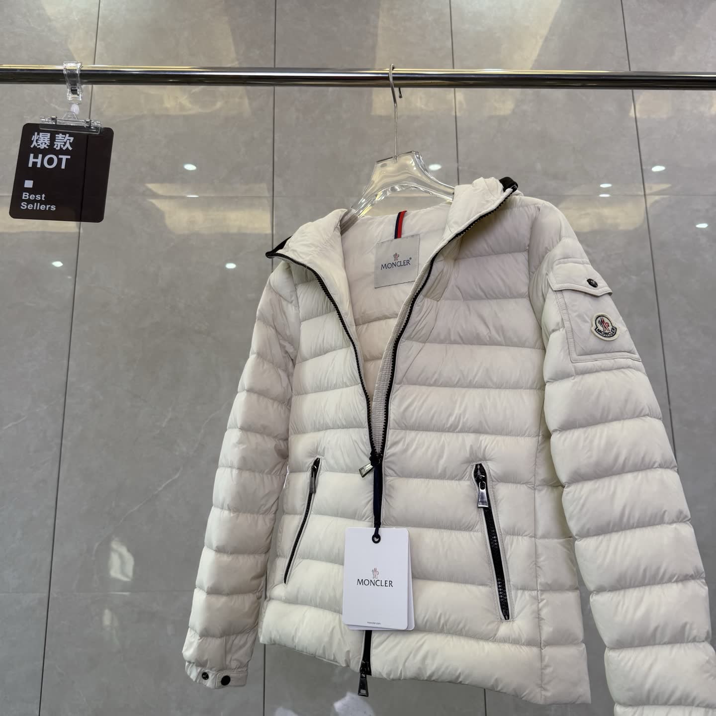 Moncler Bady Hooded Down Jacket Moncler Bady Hooded Down Jacket