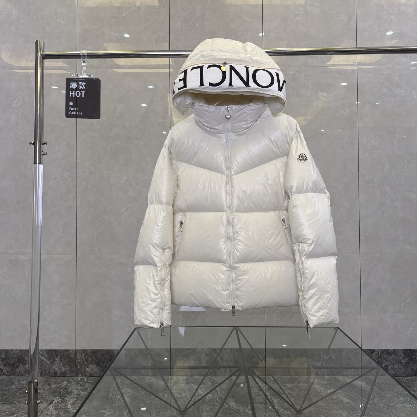 Moncler Huppe Hooded Down Jacket Moncler Huppe Hooded Down Jacket