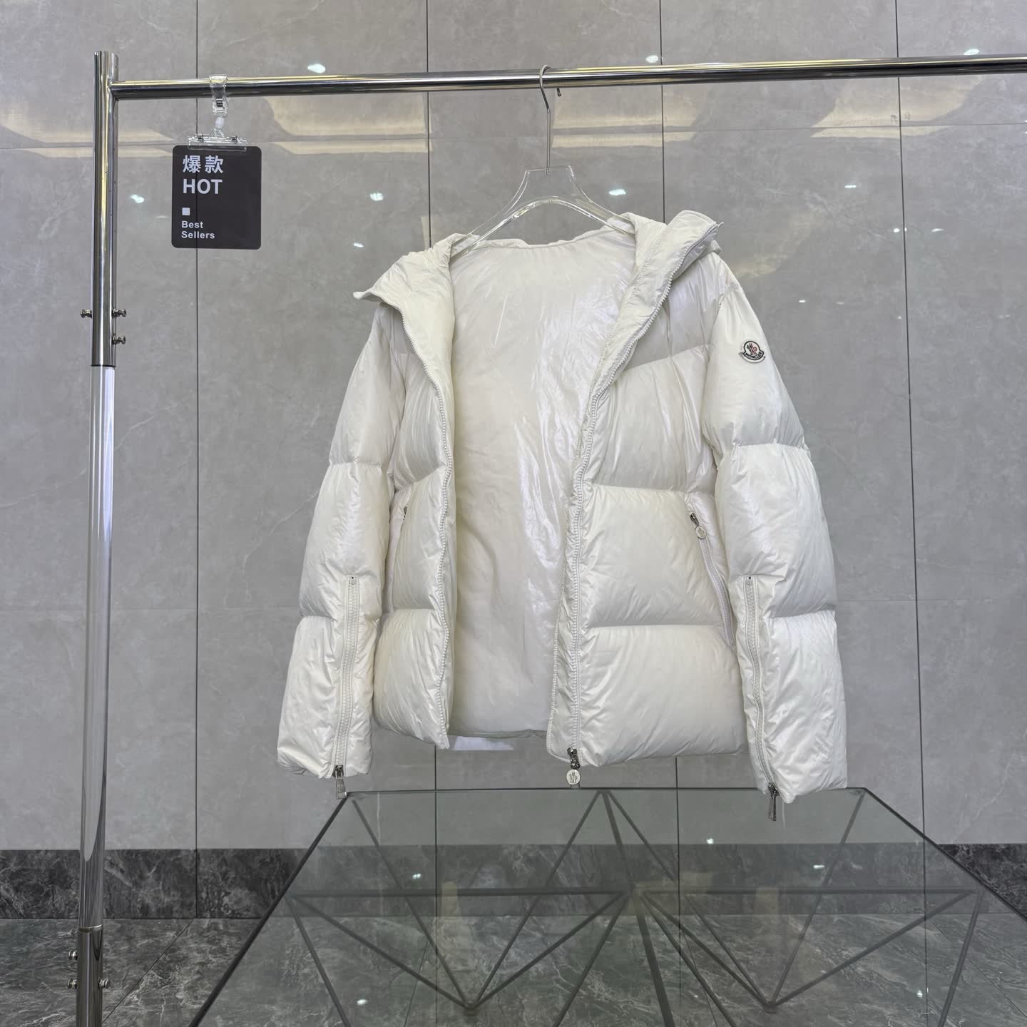 Moncler Huppe Hooded Down Jacket
