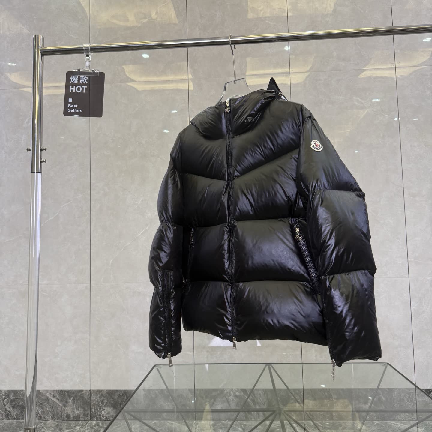 Moncler Huppe Hooded Down Jacket Moncler Huppe Hooded Down Jacket