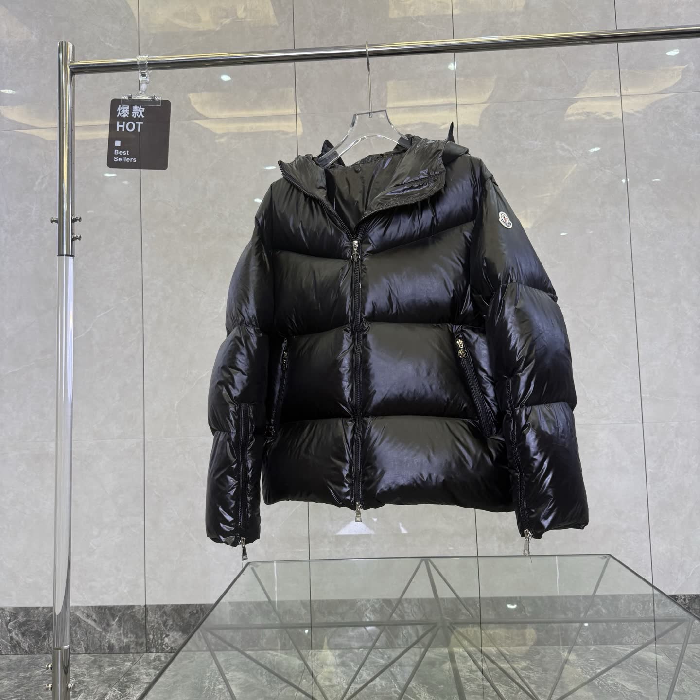 Moncler Huppe Hooded Down Jacket Moncler Huppe Hooded Down Jacket