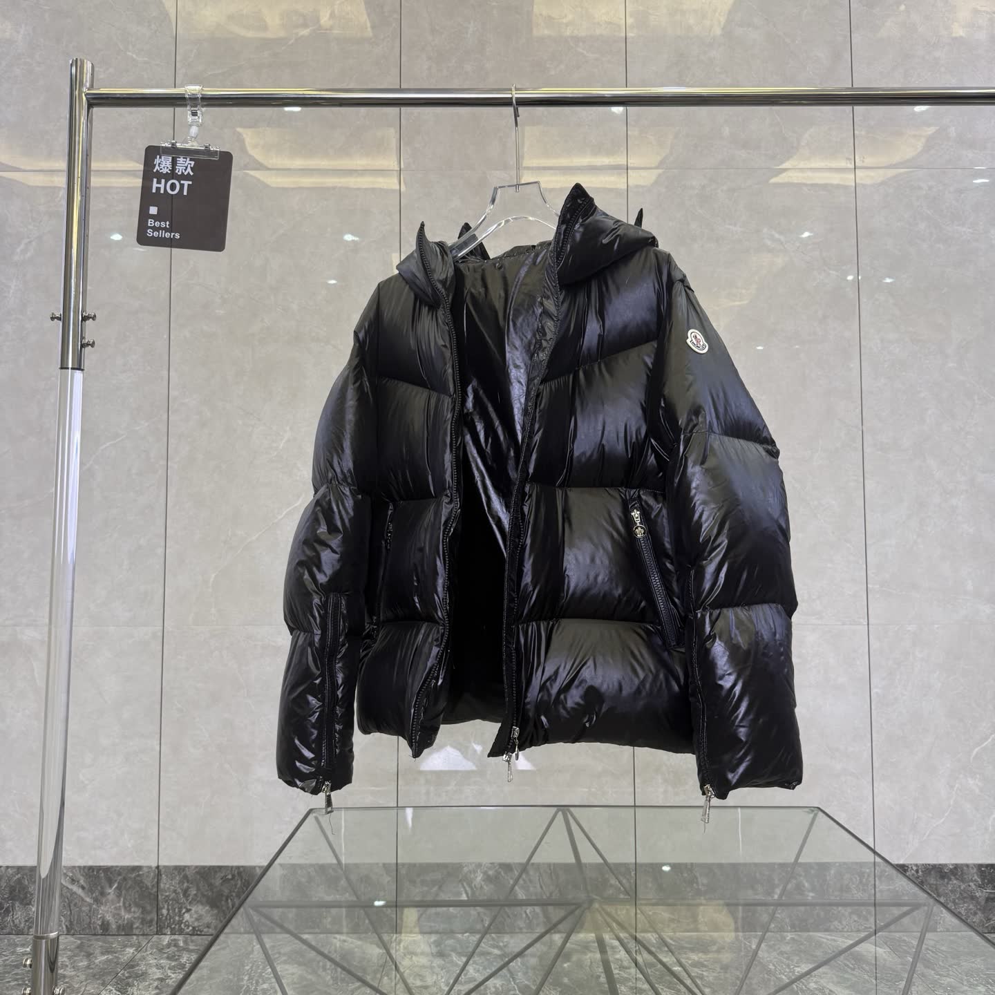 Moncler Huppe Hooded Down Jacket Moncler Huppe Hooded Down Jacket