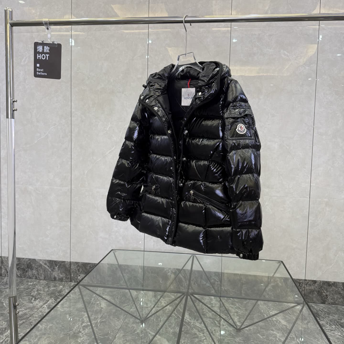 Moncler Hooded Down Jacket Moncler Hooded Down Jacket