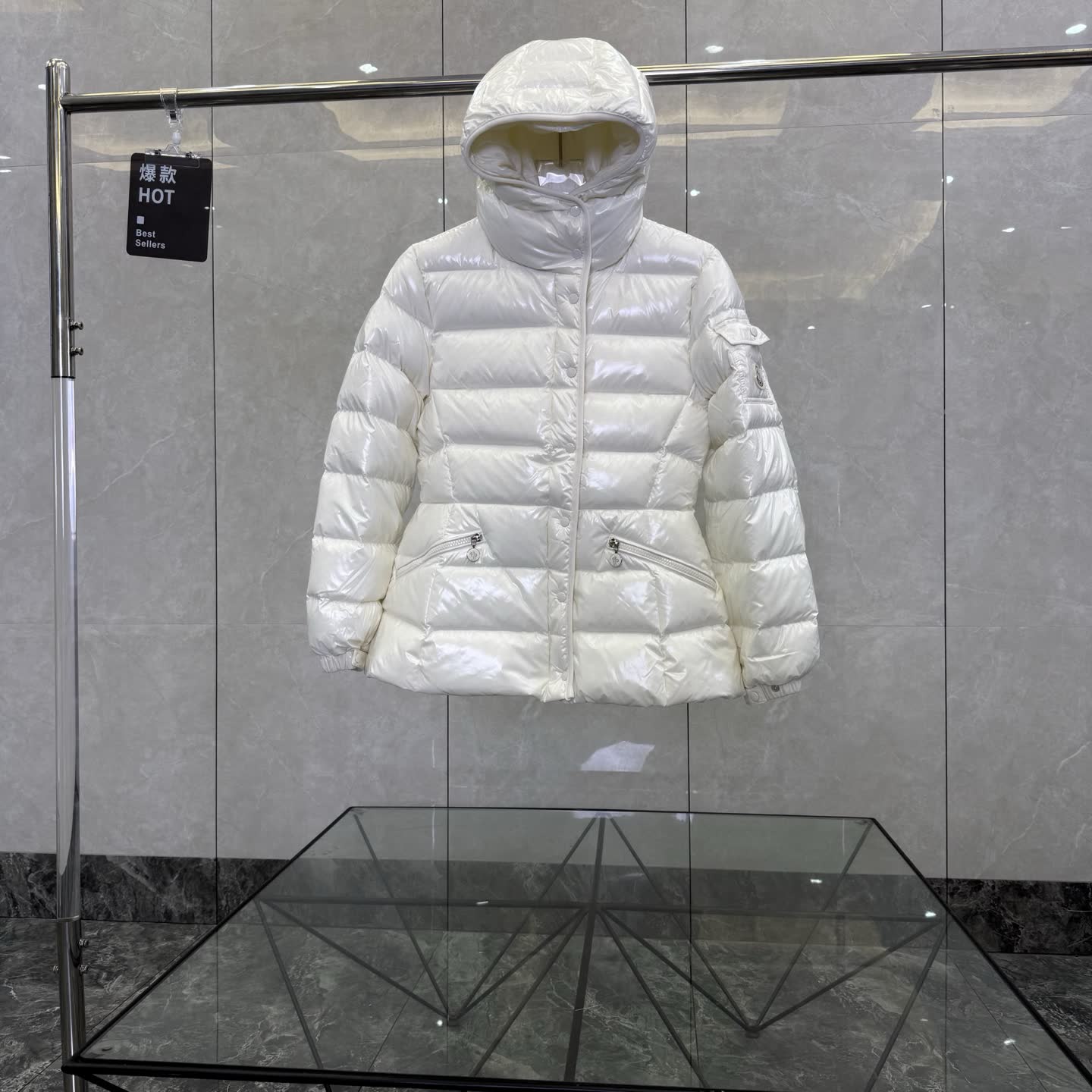 Moncler Hooded Down Jacket Moncler Hooded Down Jacket