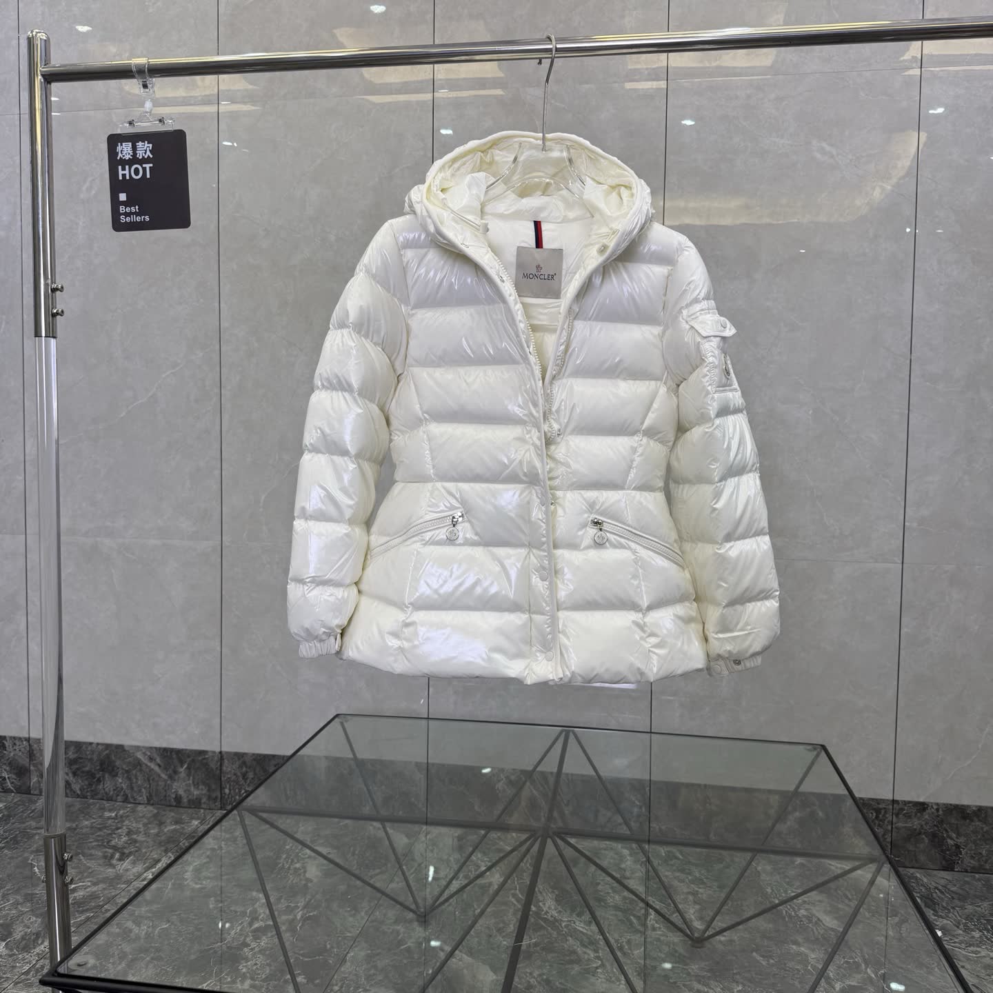 Moncler Hooded Down Jacket Moncler Hooded Down Jacket