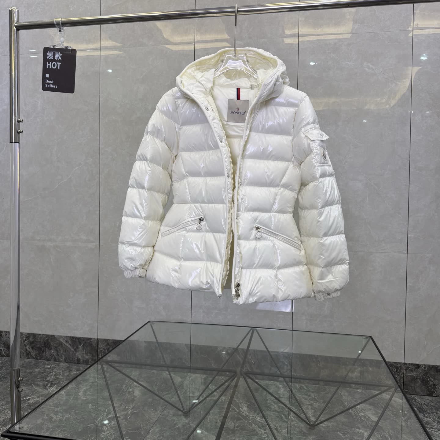 Moncler Hooded Down Jacket Moncler Hooded Down Jacket