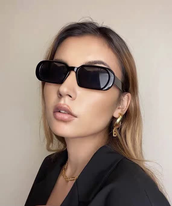 Balenciaga Gold Hoop Earrings with Letter B