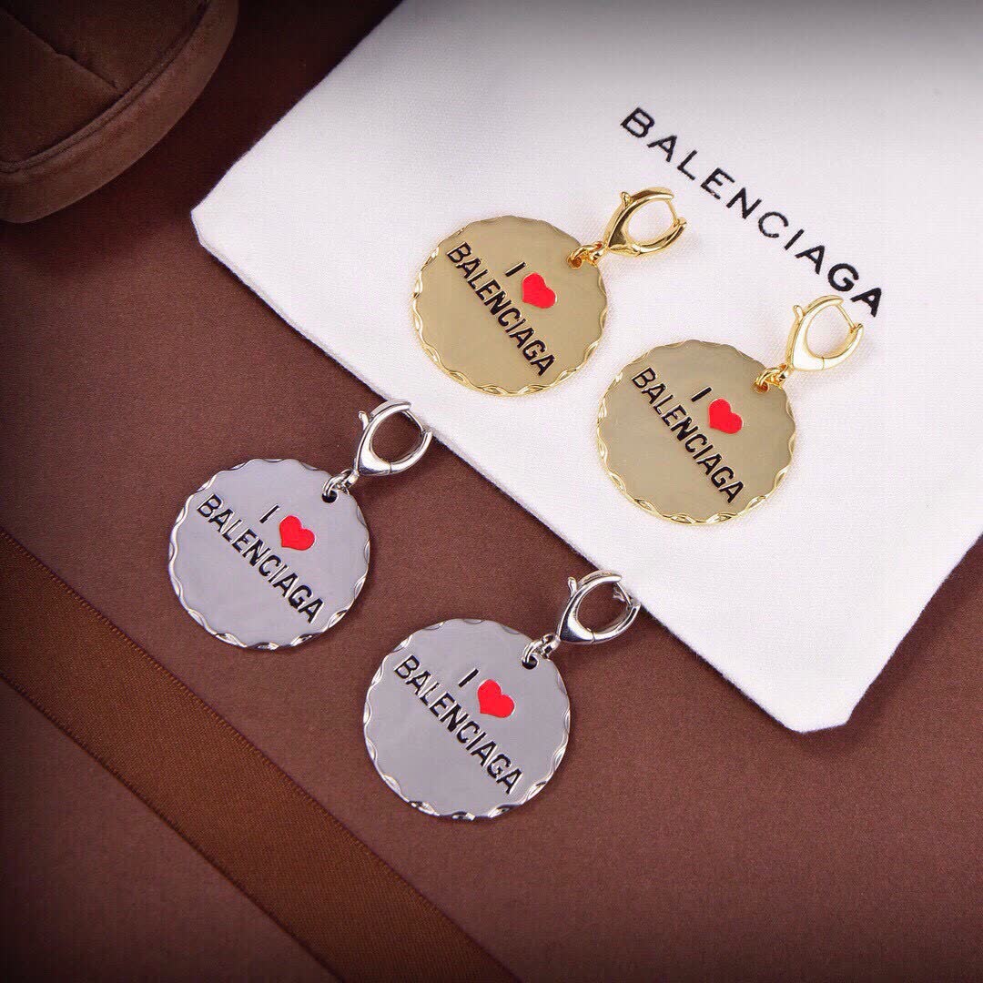 Balenciaga I Love Balenciaga Earrings