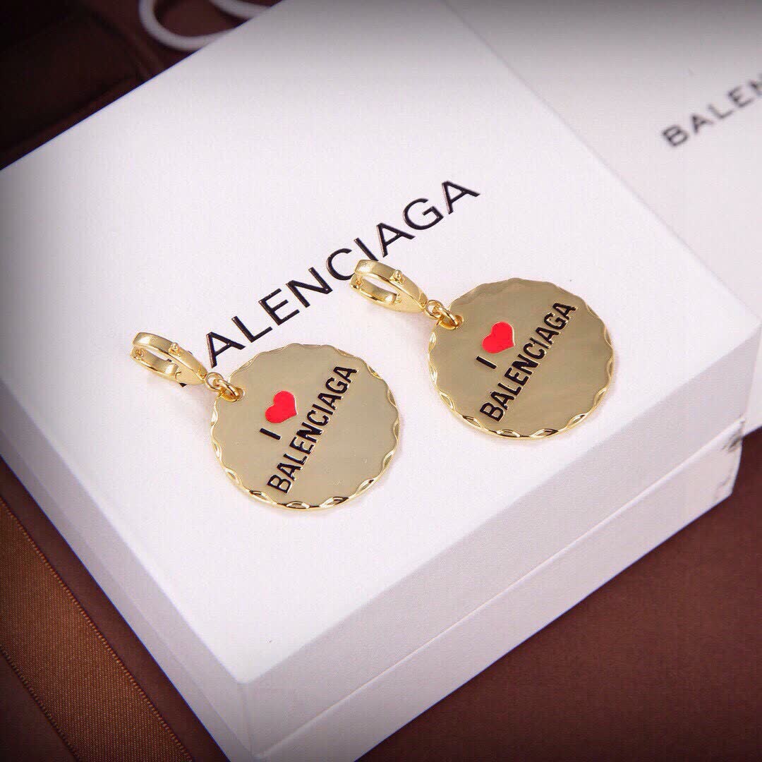 Balenciaga I Love Balenciaga Earrings