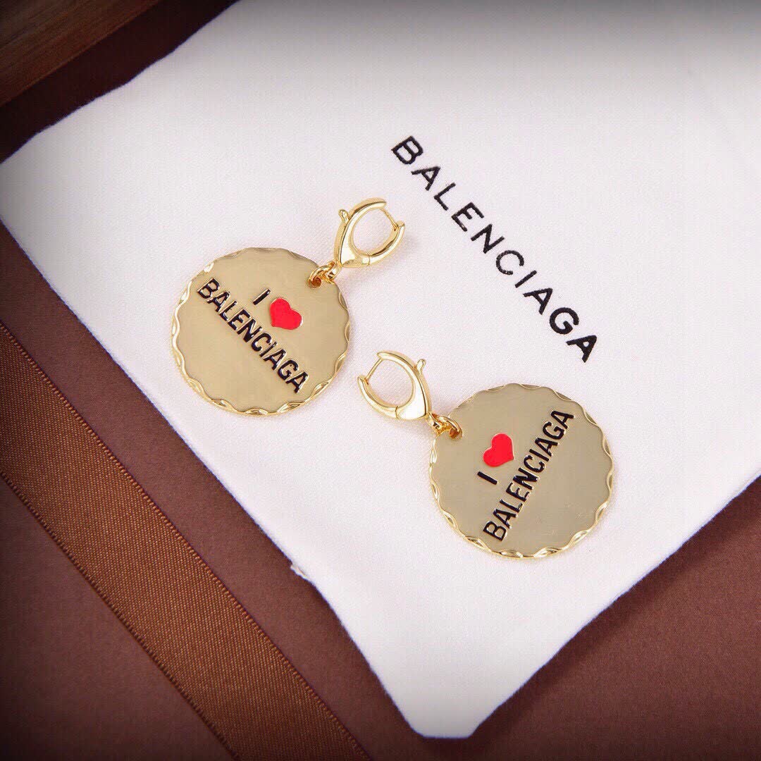 Balenciaga I Love Balenciaga Earrings