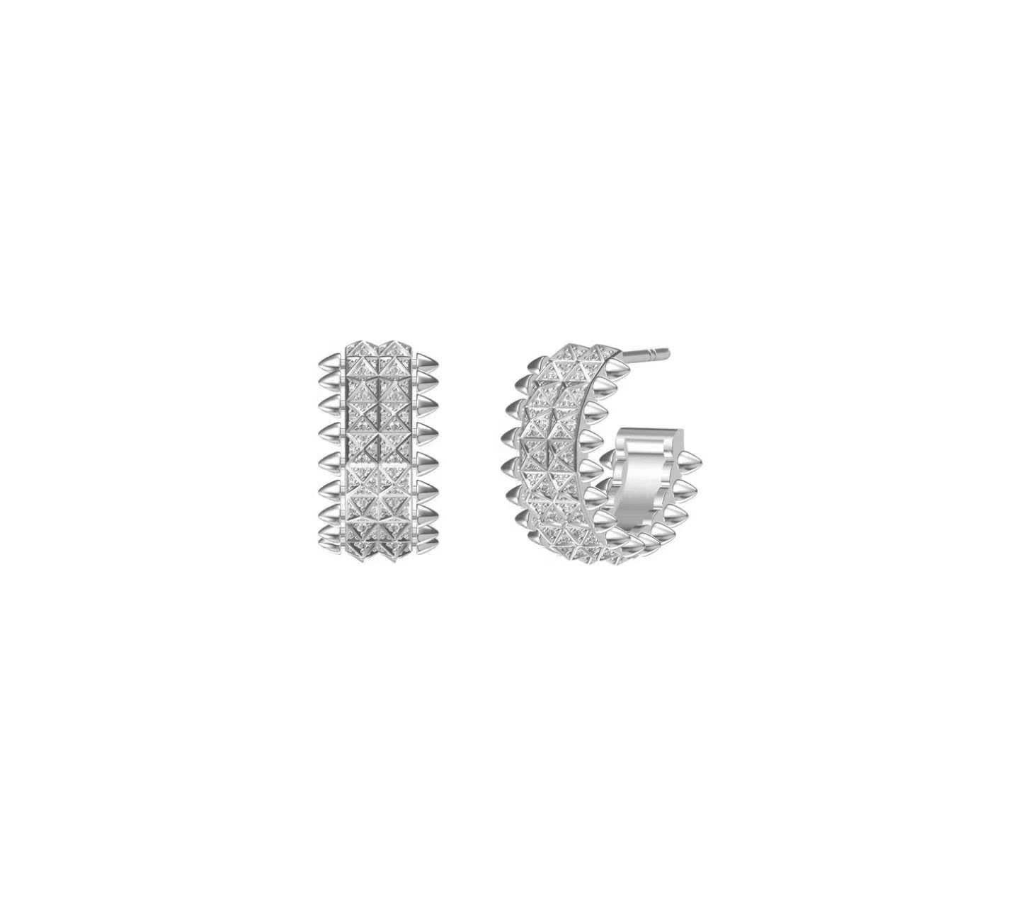 Cartier Luxury Diamond Hoop Earrings