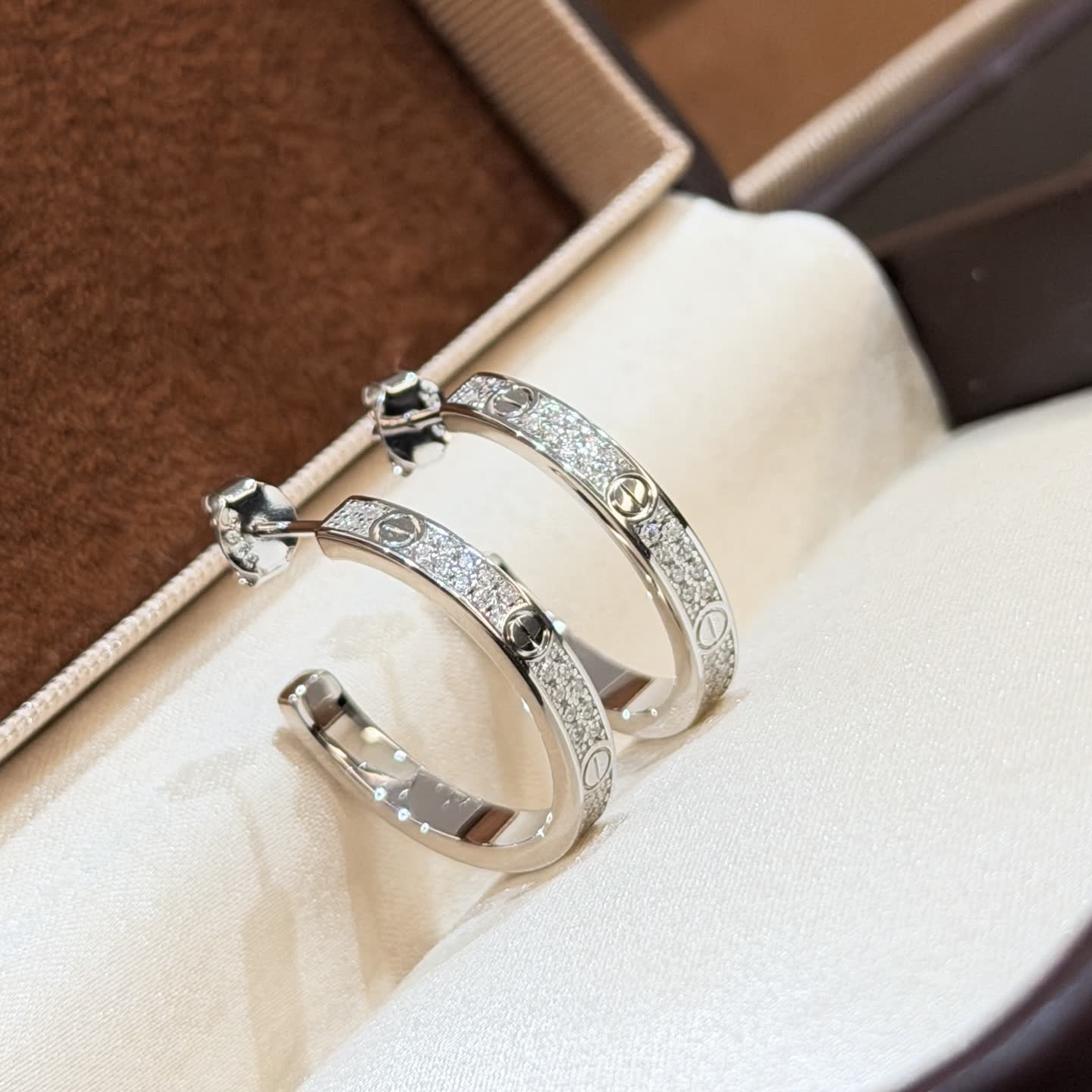 Cartier Love Hoop Earrings