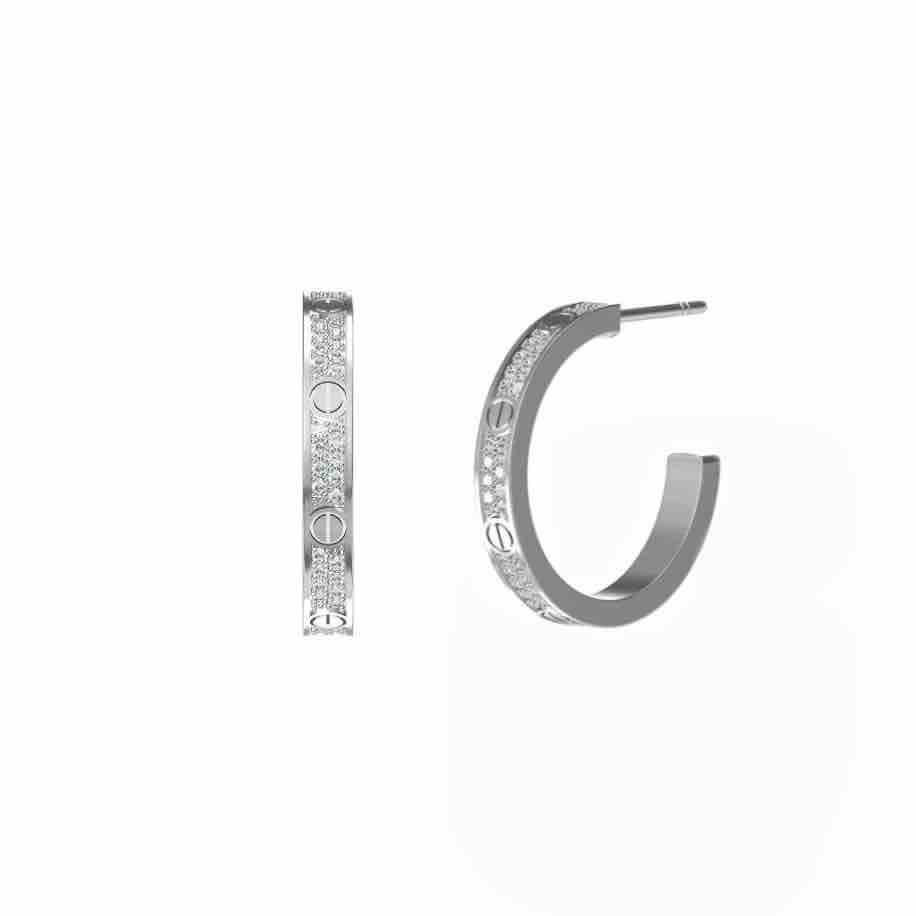 Cartier Love Hoop Earrings