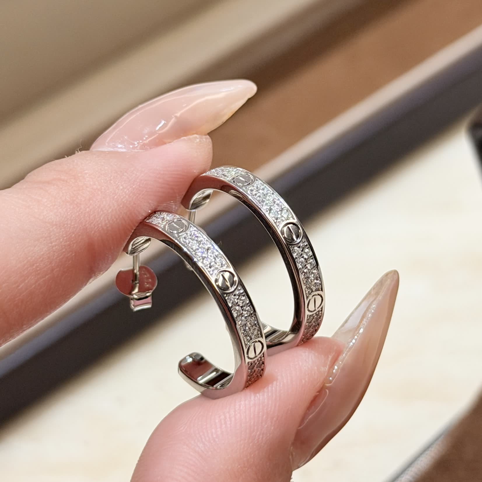 Cartier Love Hoop Earrings