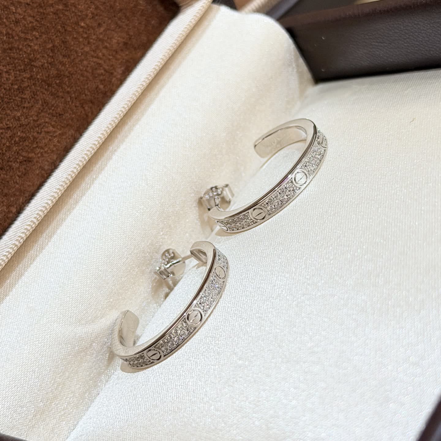 Cartier Love Hoop Earrings