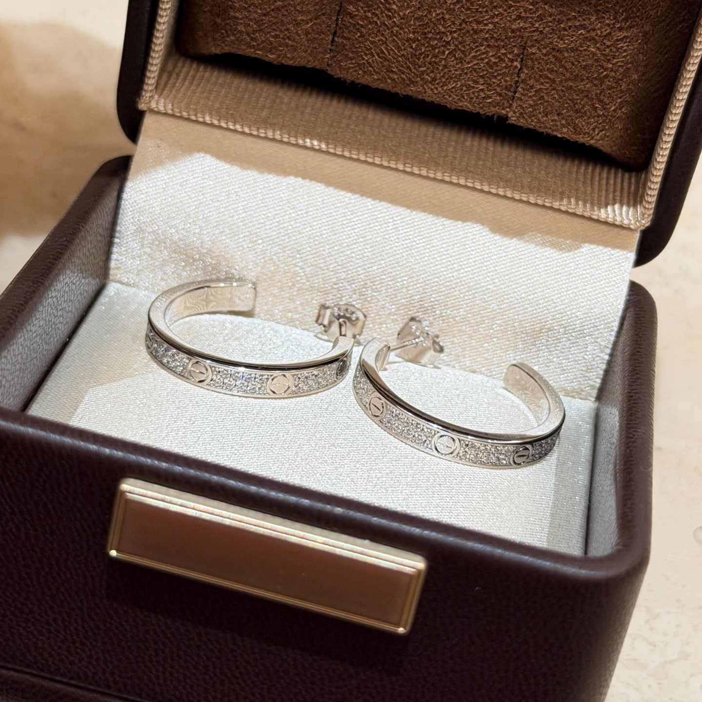 Cartier Love Hoop Earrings
