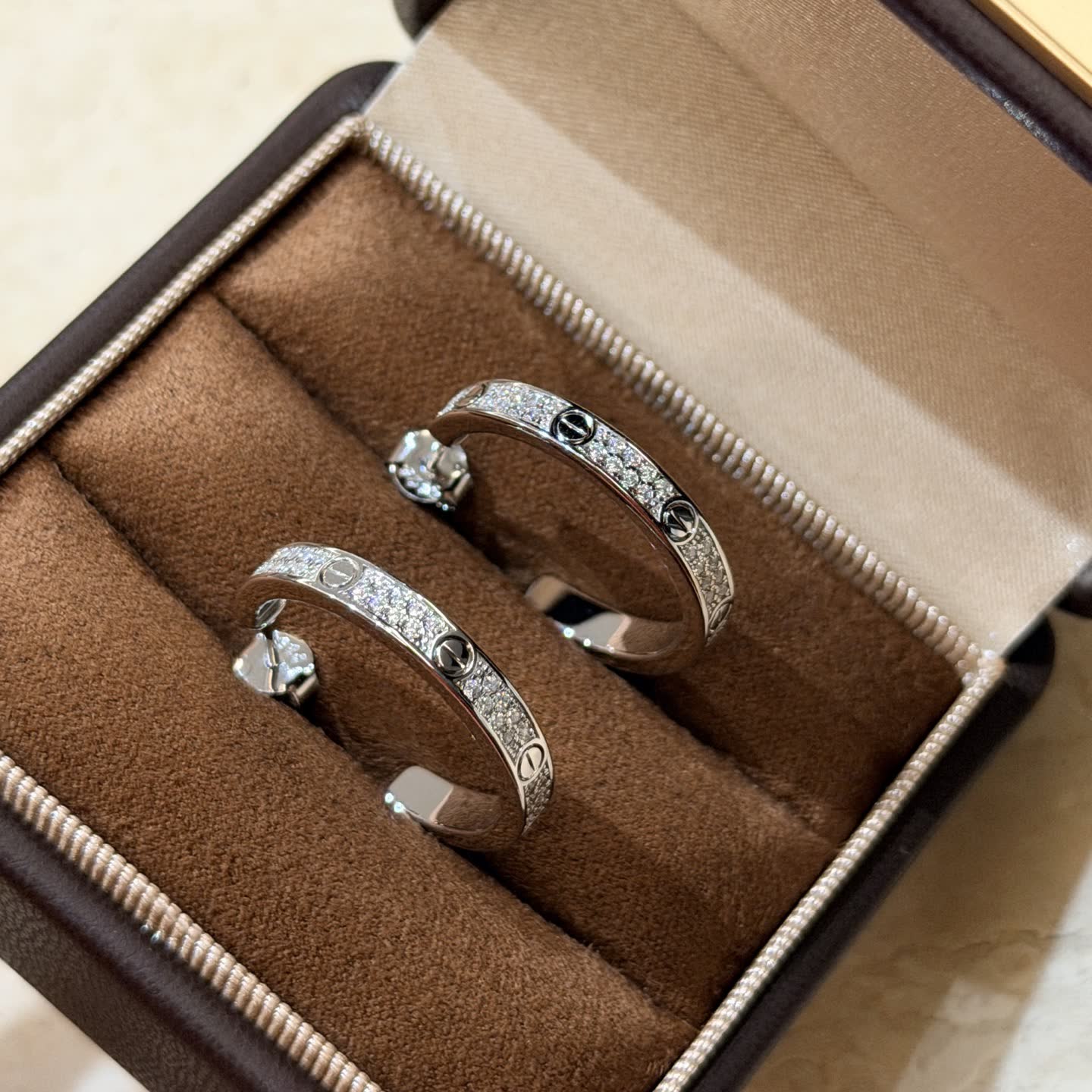 Cartier Love Hoop Earrings
